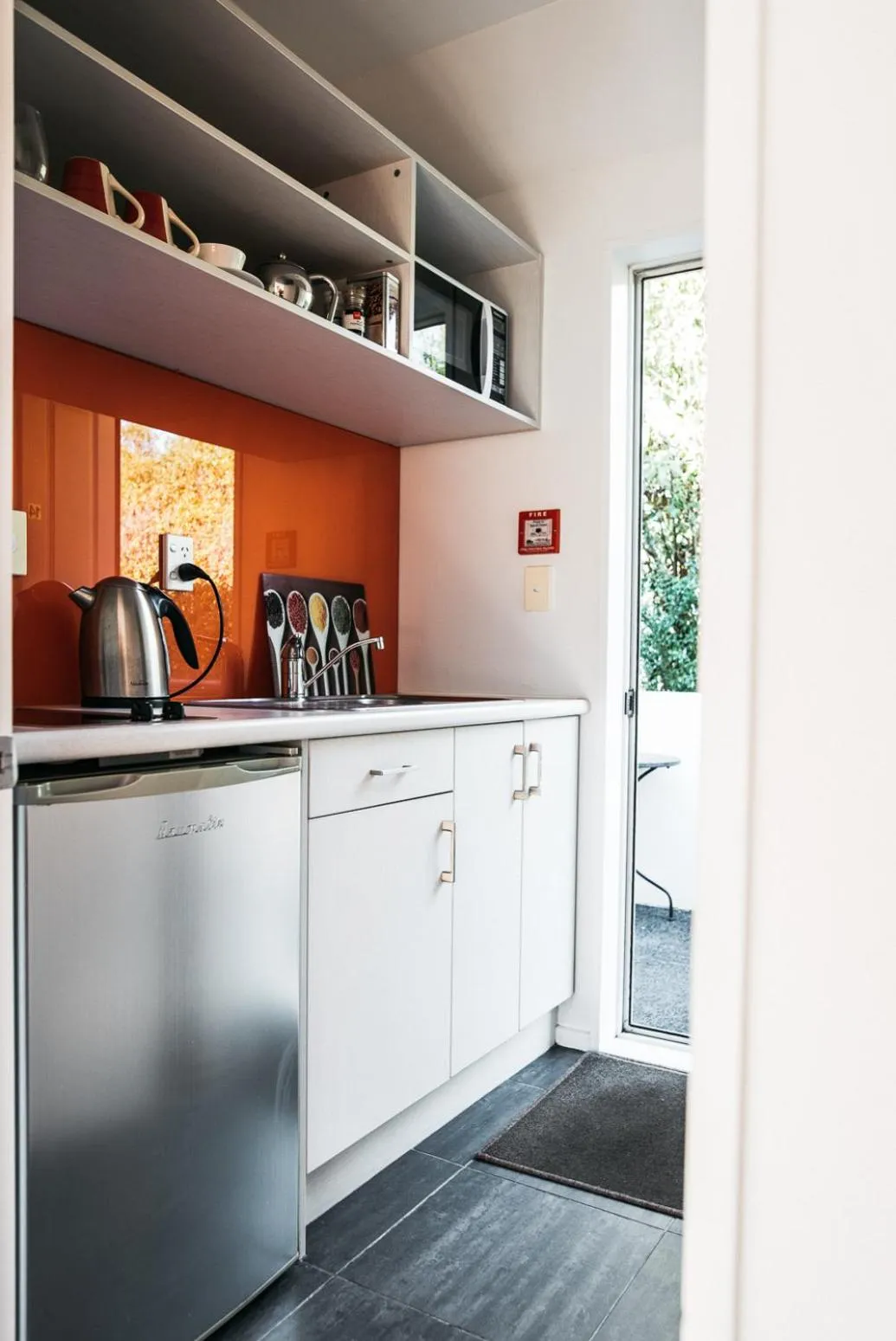Kitchen or kitchenette in The Grange Motel