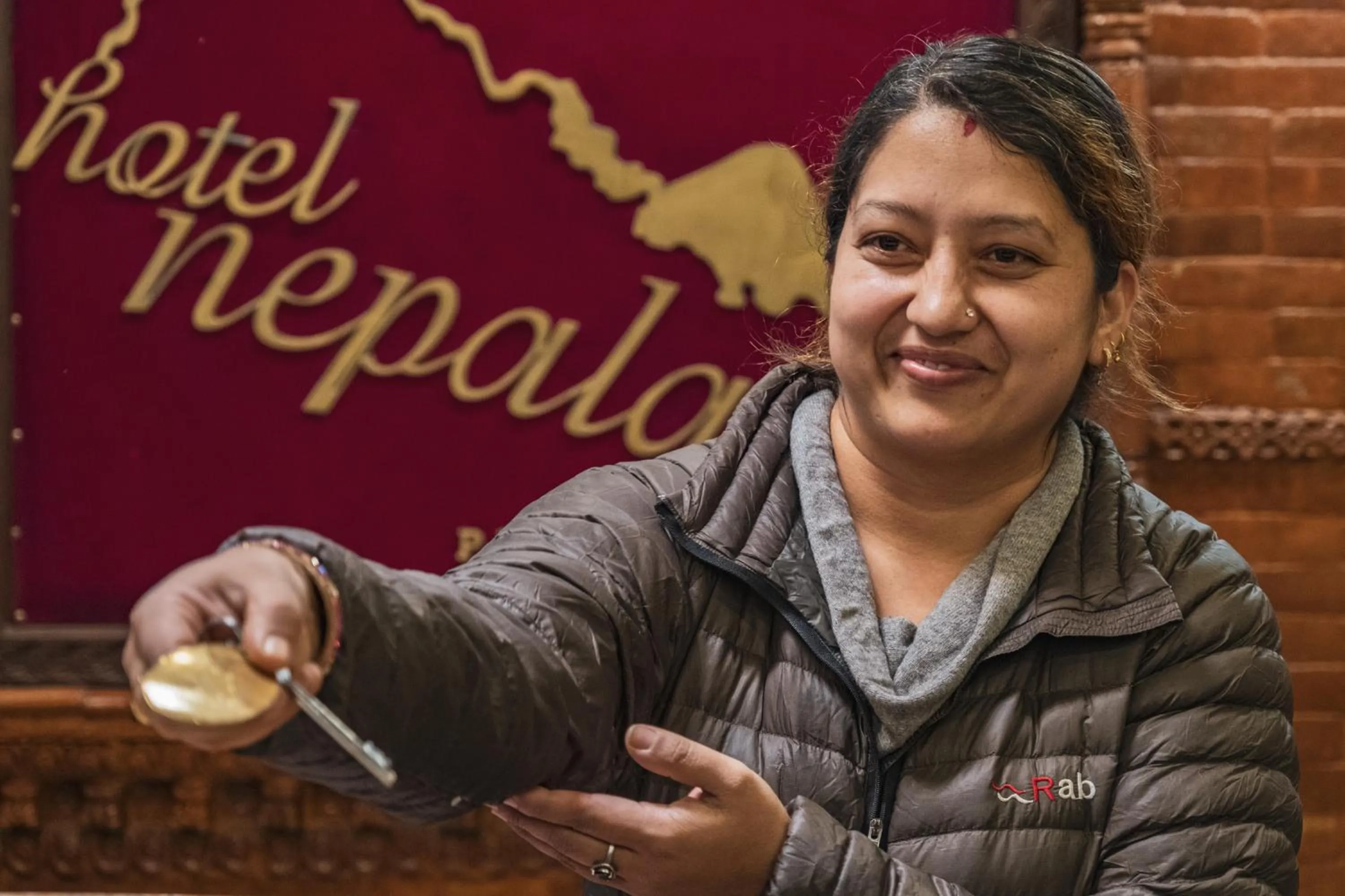 Lobby or reception in Hotel Nepalaya