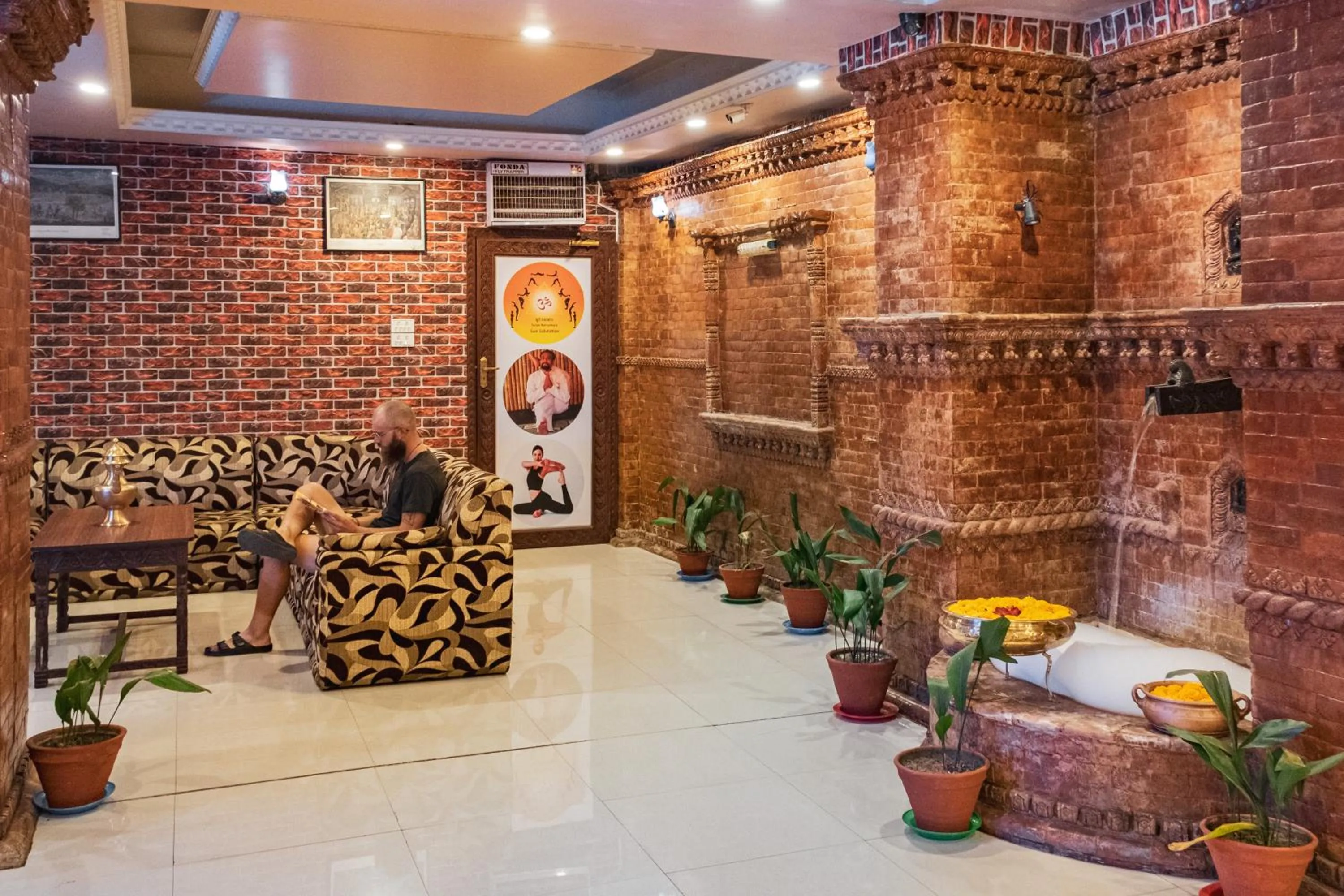 Lobby or reception in Hotel Nepalaya