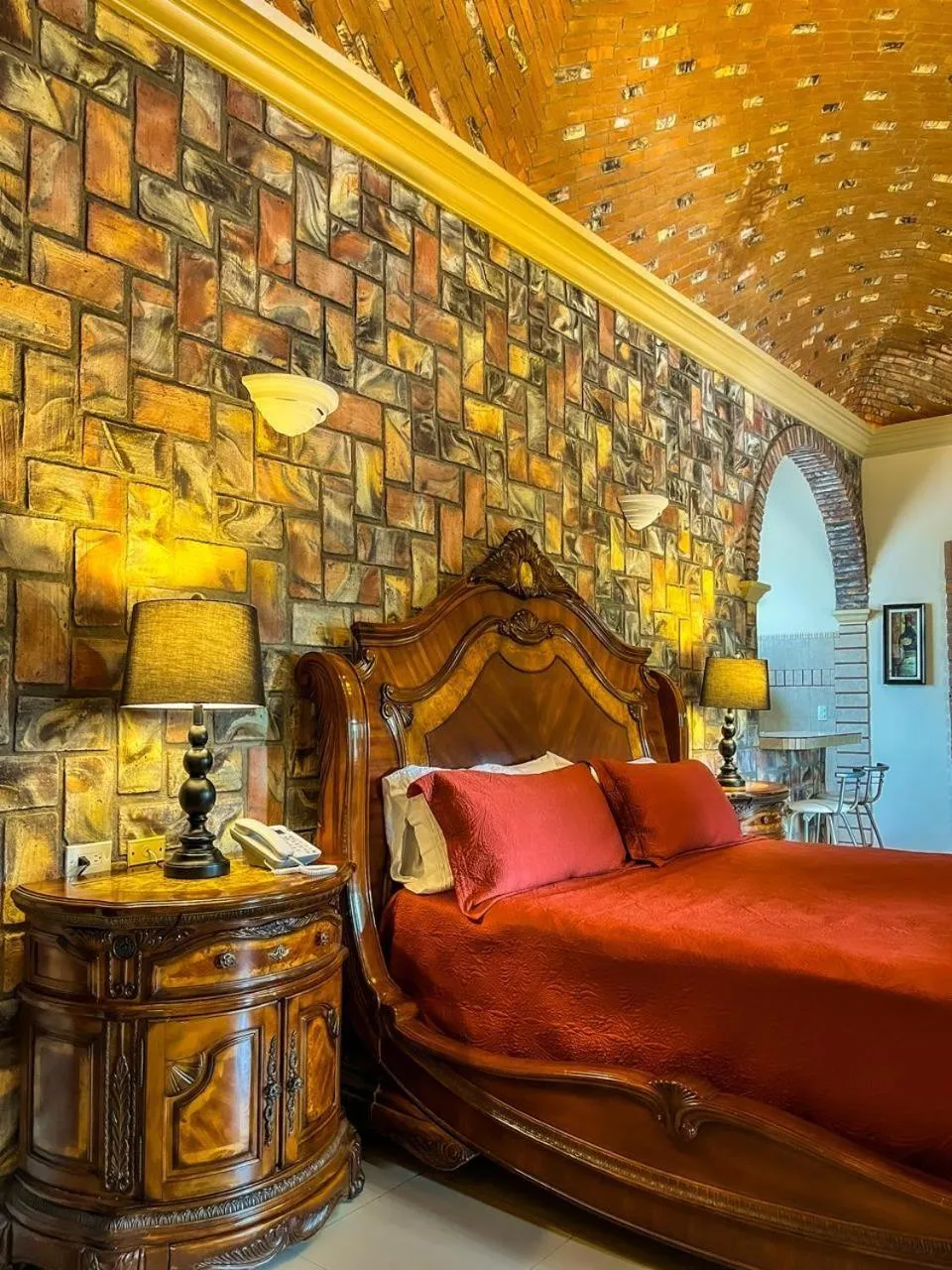 Bed in Álamos Bonito Resort