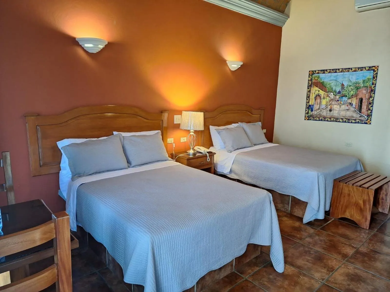 Bed in Álamos Bonito Resort