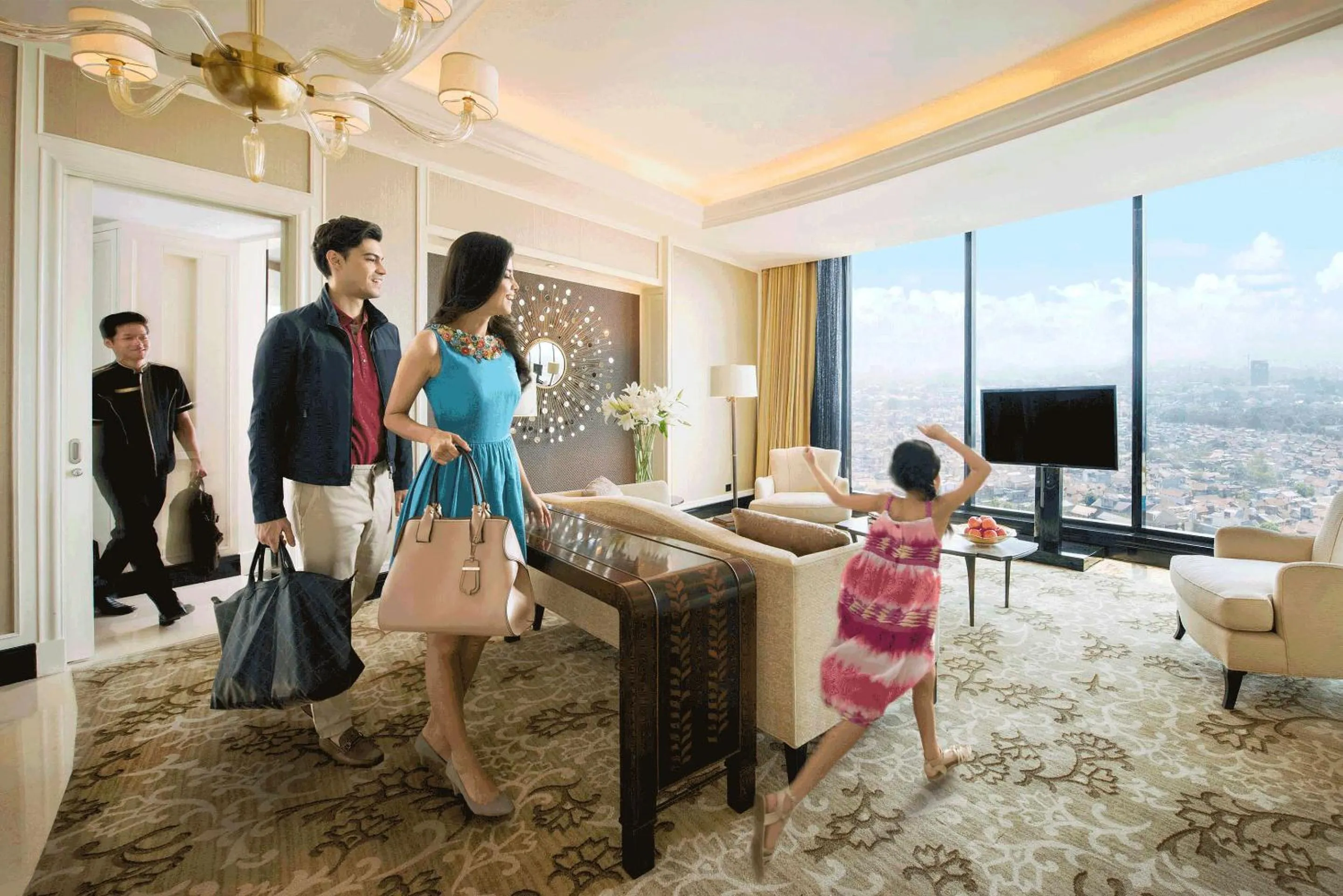 Living room in The Trans Luxury Hotel Bandung