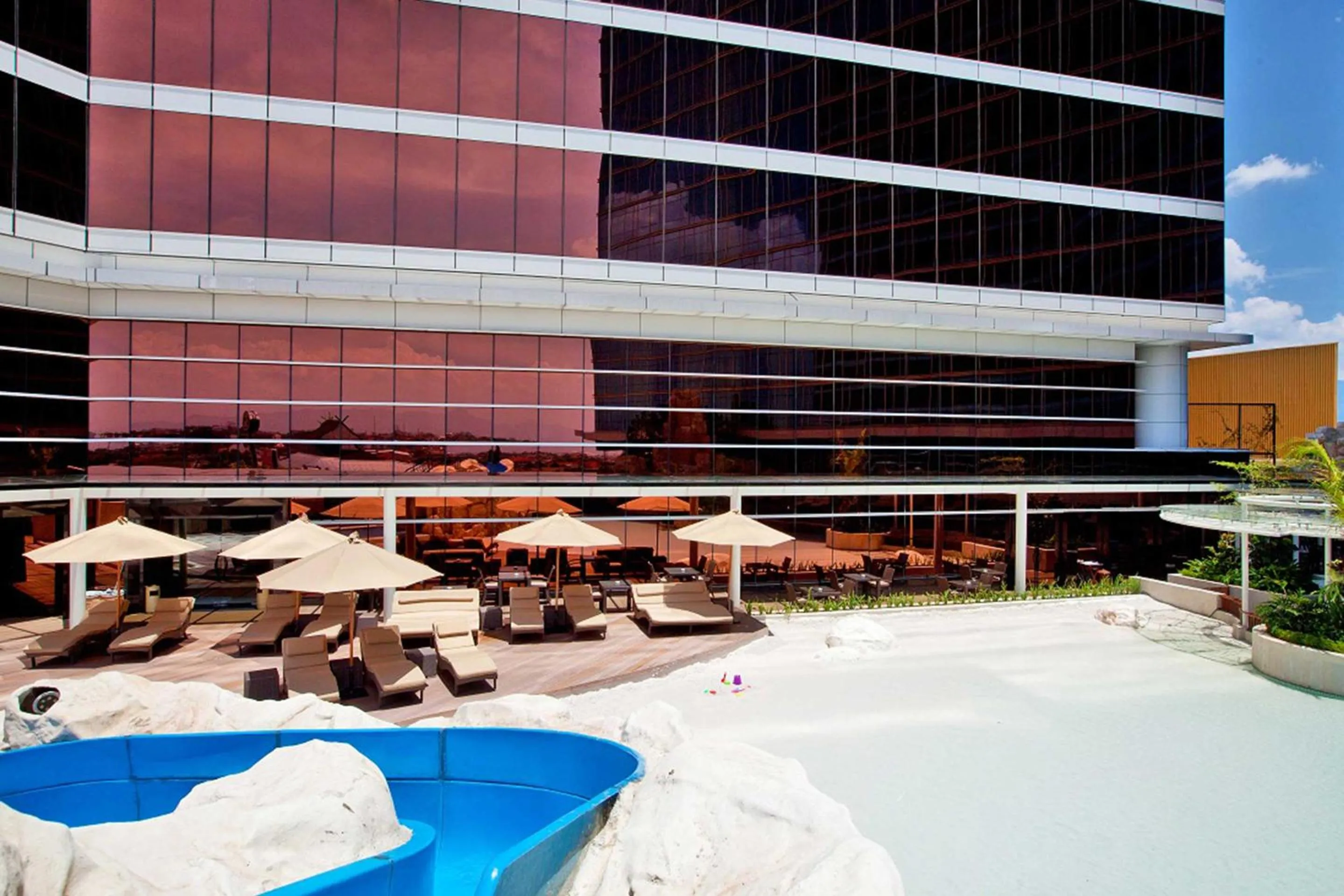 Swimming pool in The Trans Luxury Hotel Bandung