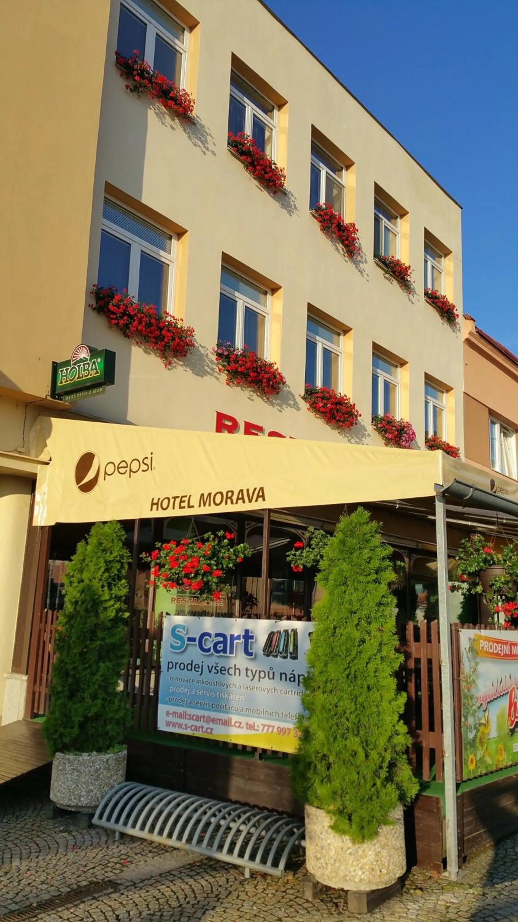 Property building in Hotel Morava