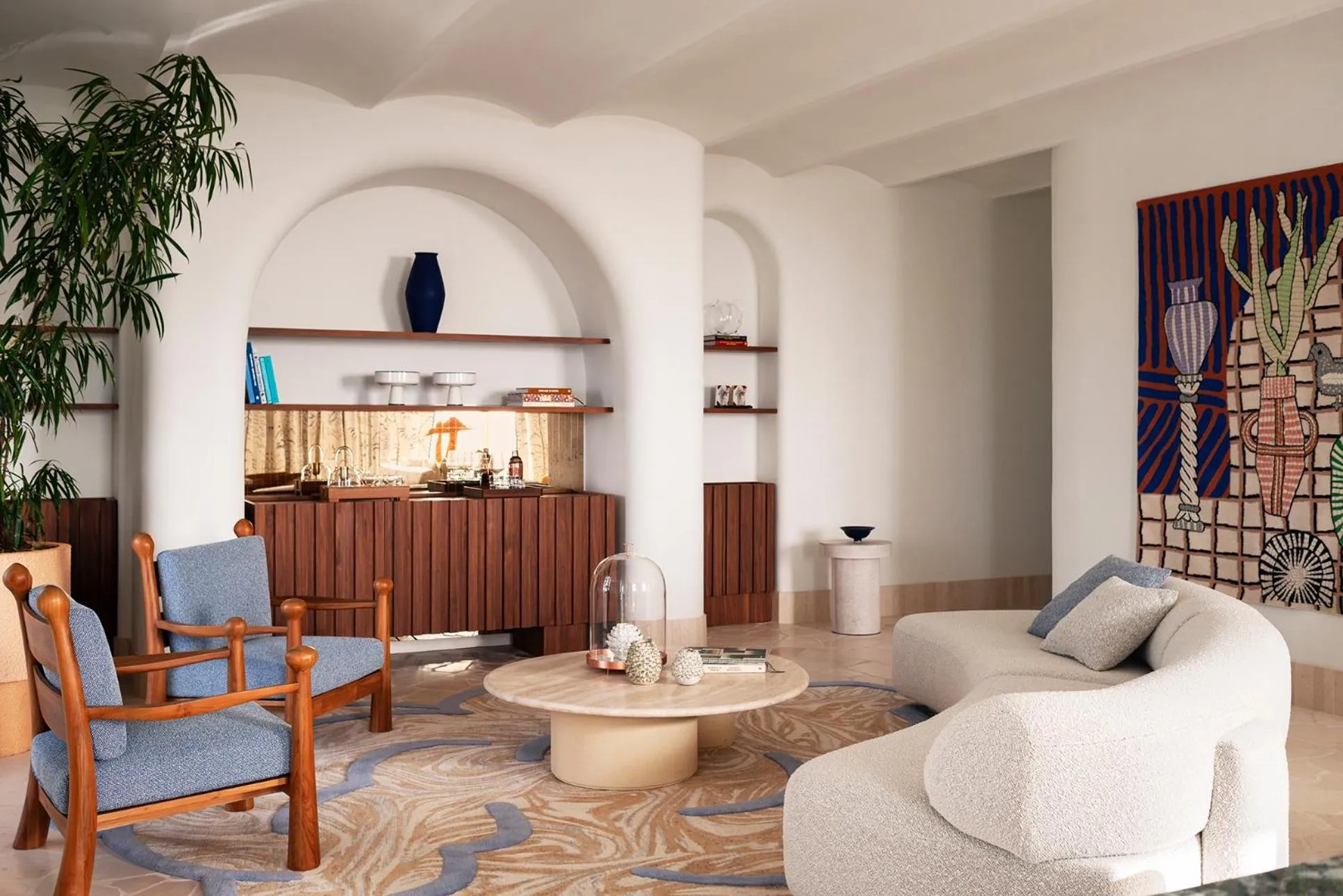 Living room in Jumeirah Capri Palace