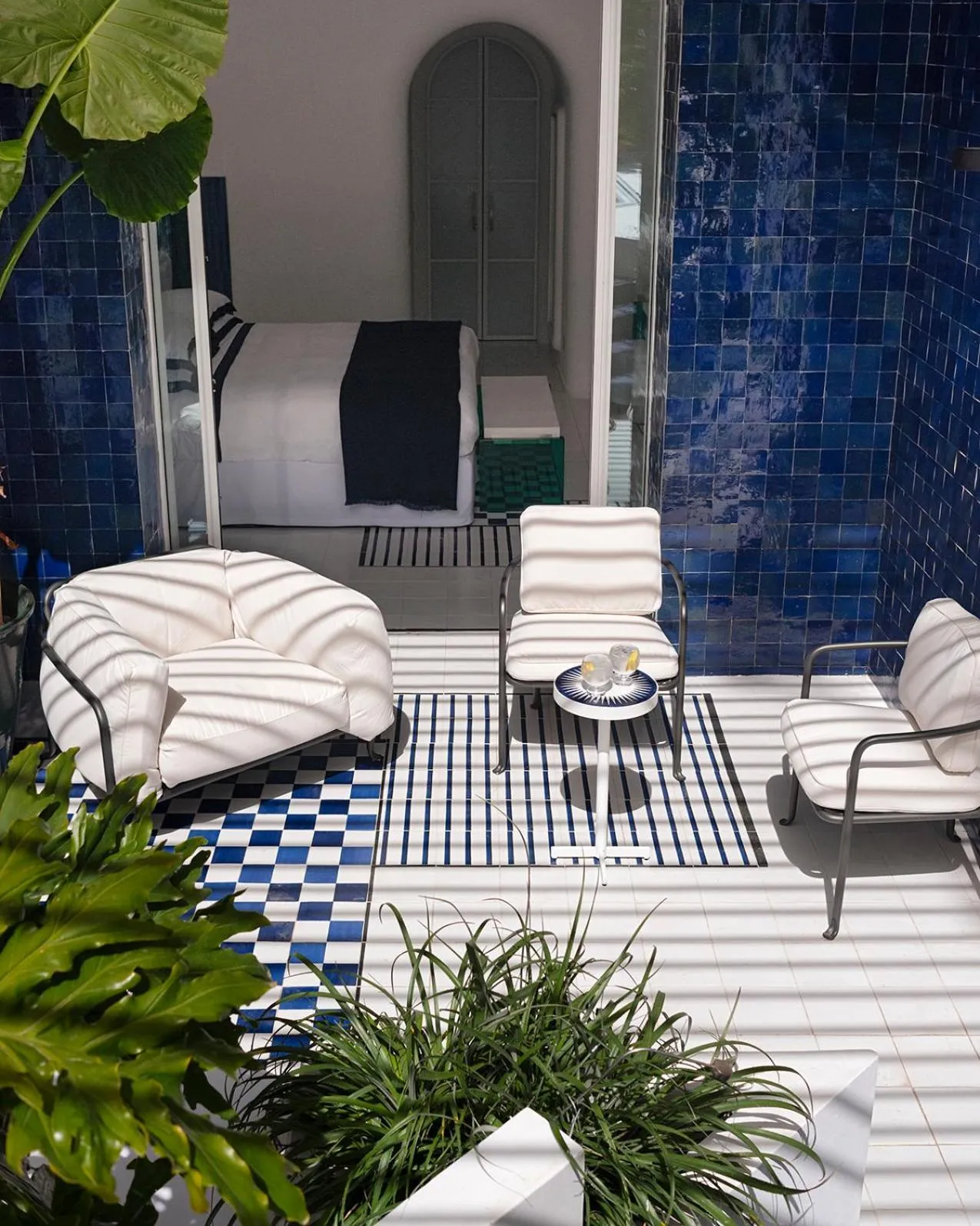 Patio in Jumeirah Capri Palace