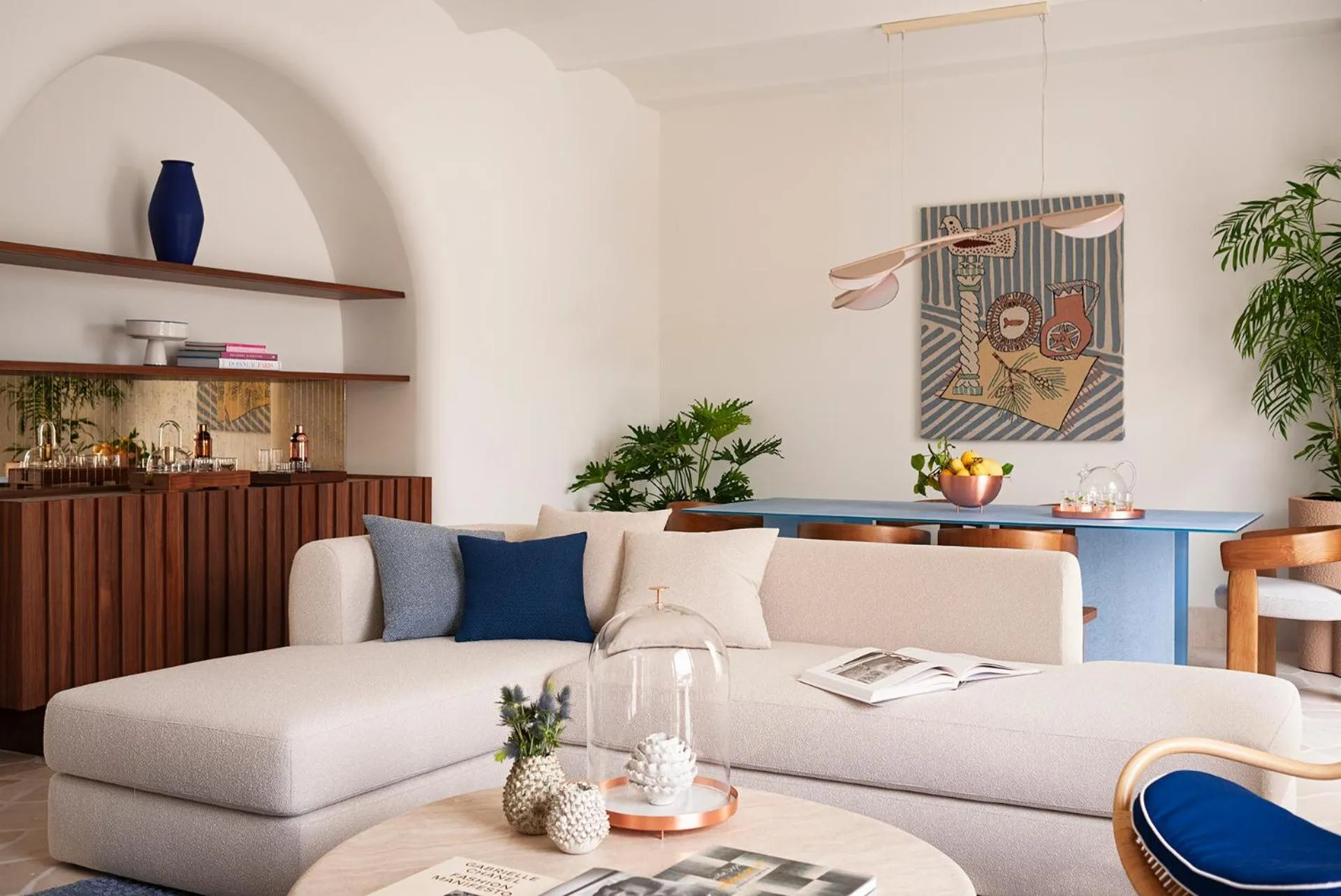 Living room in Jumeirah Capri Palace