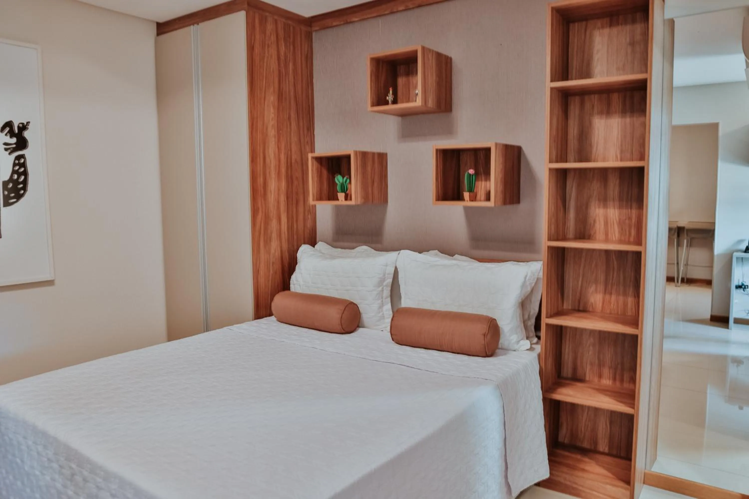 Bed in Hotel do Sertão