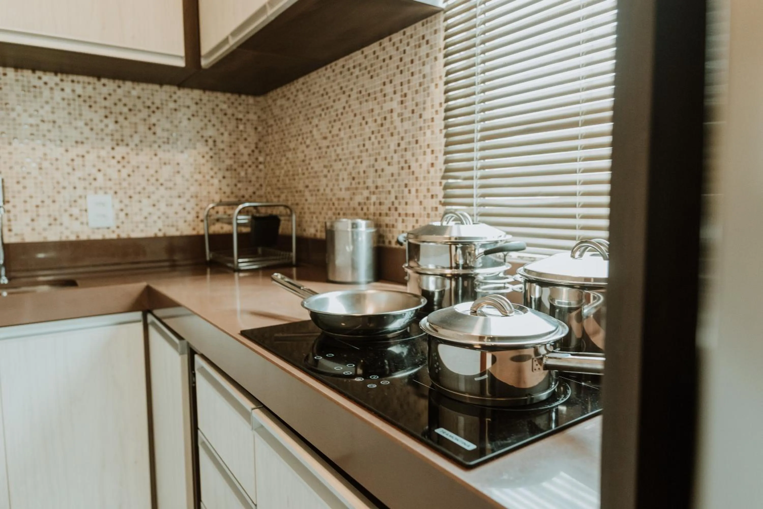 Kitchen or kitchenette in Hotel do Sertão
