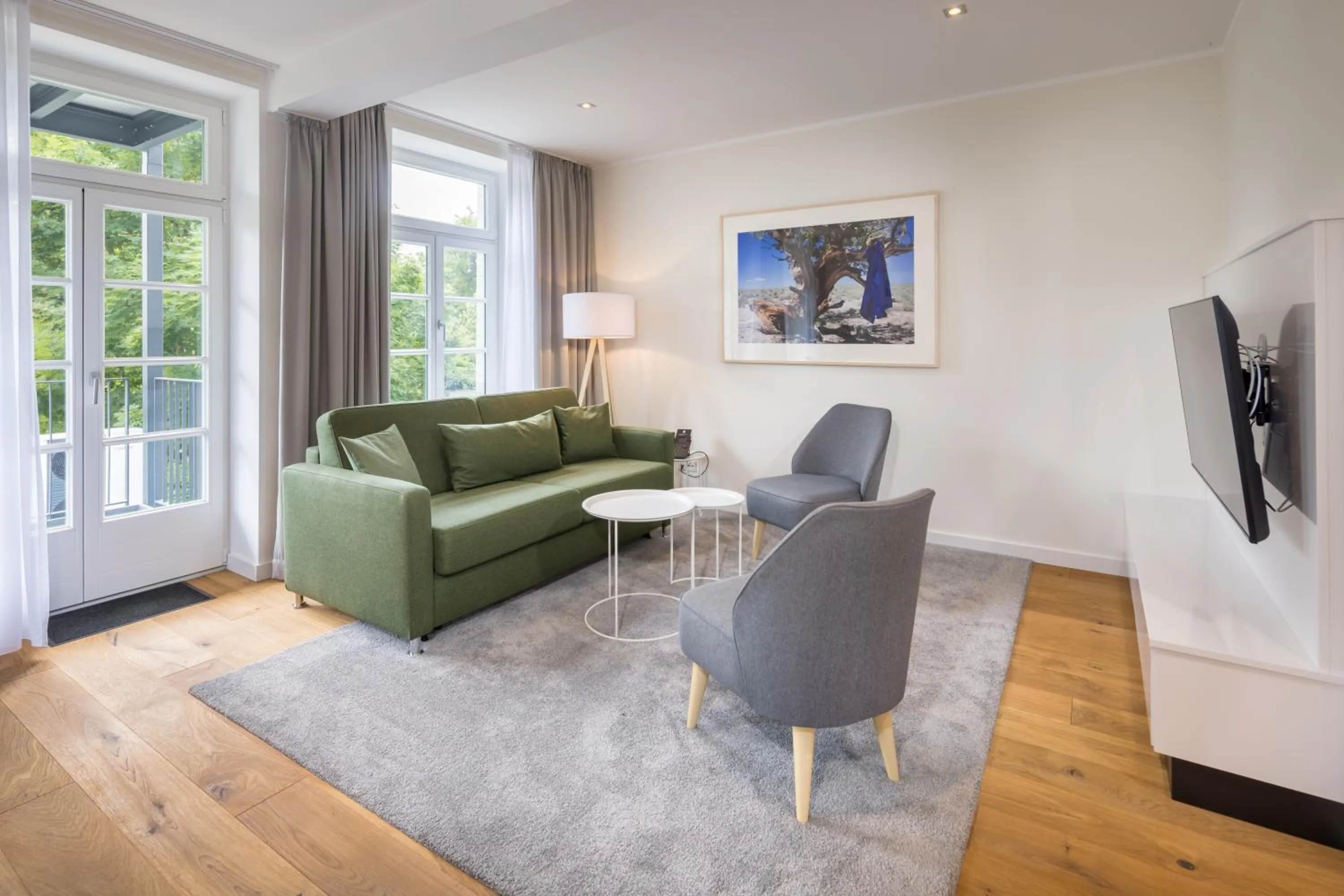Living room in Bergmann Boardinghouse Osnabrück