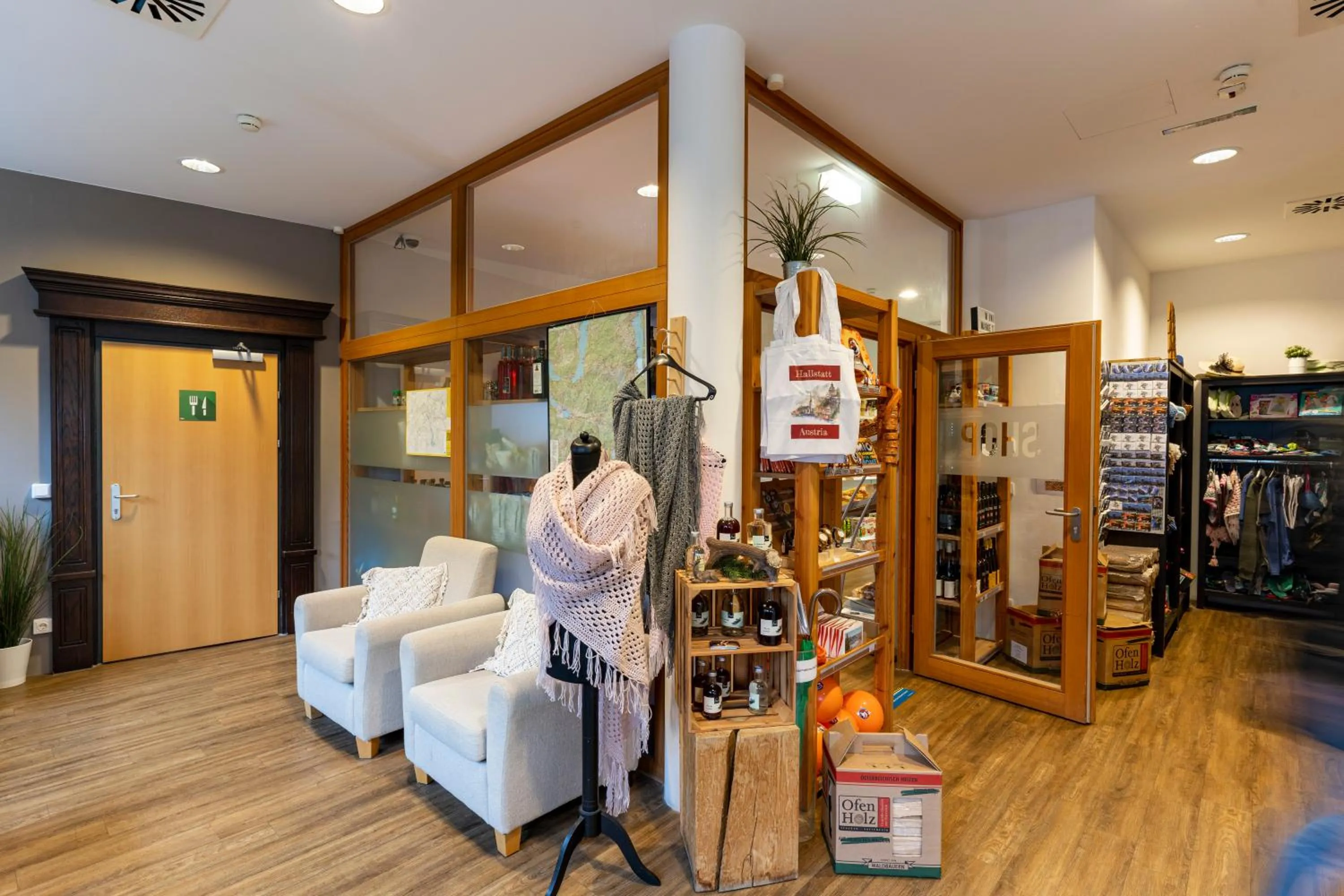 On-site shops in Dormio Resort Obertraun