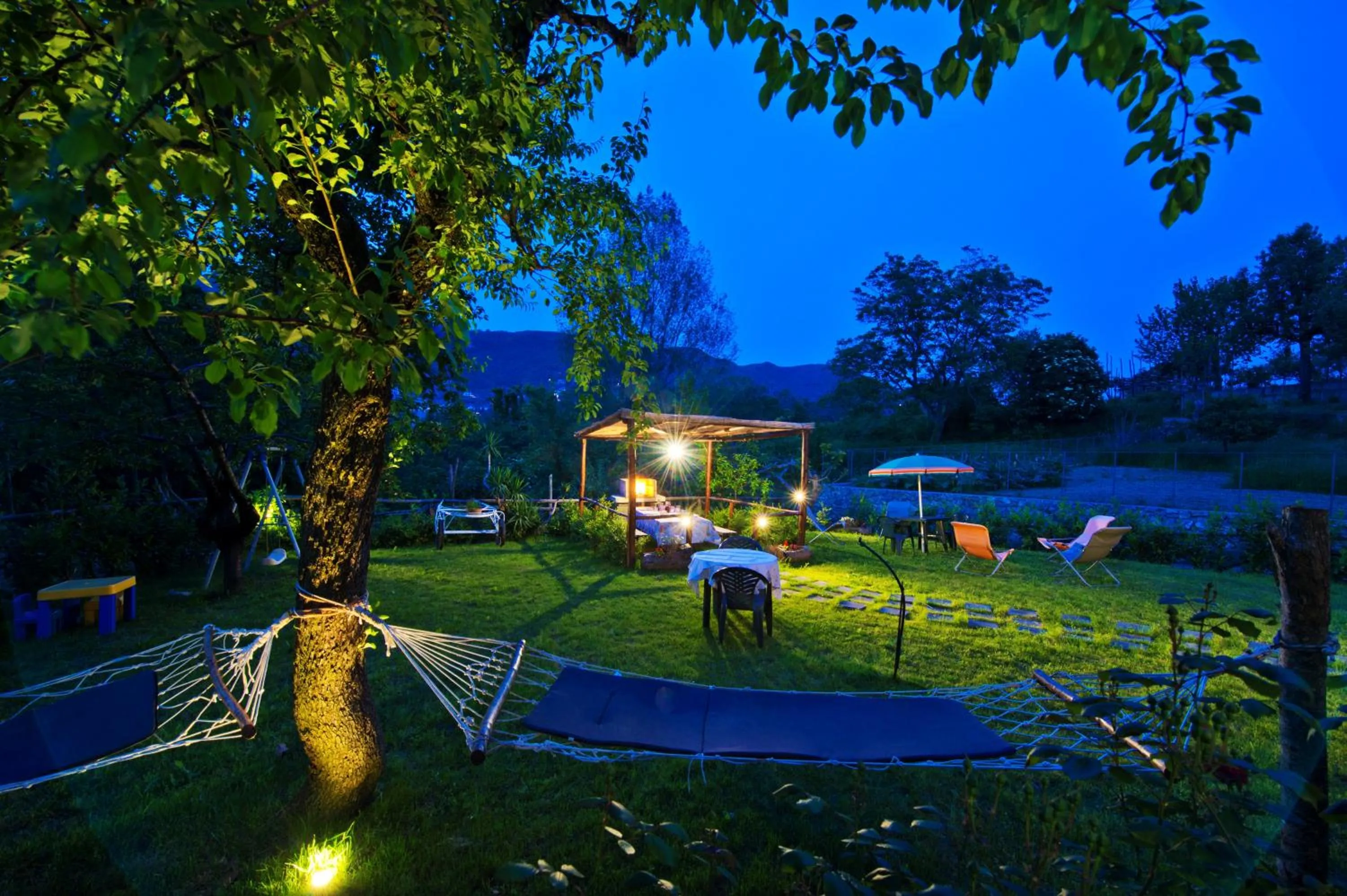 Garden view in Haidi House