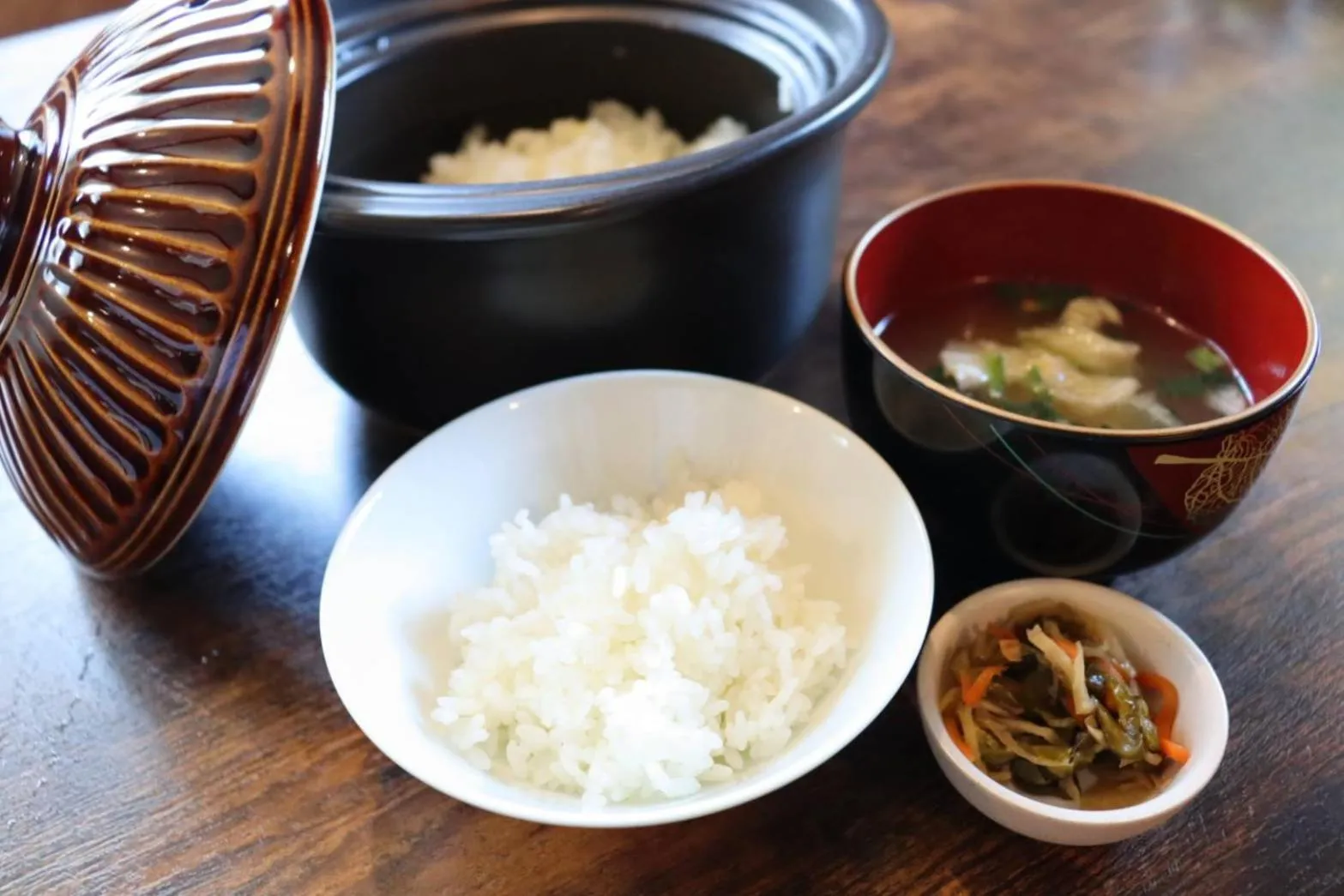 Dinner in Yamagata Zao Pension Apron Stage