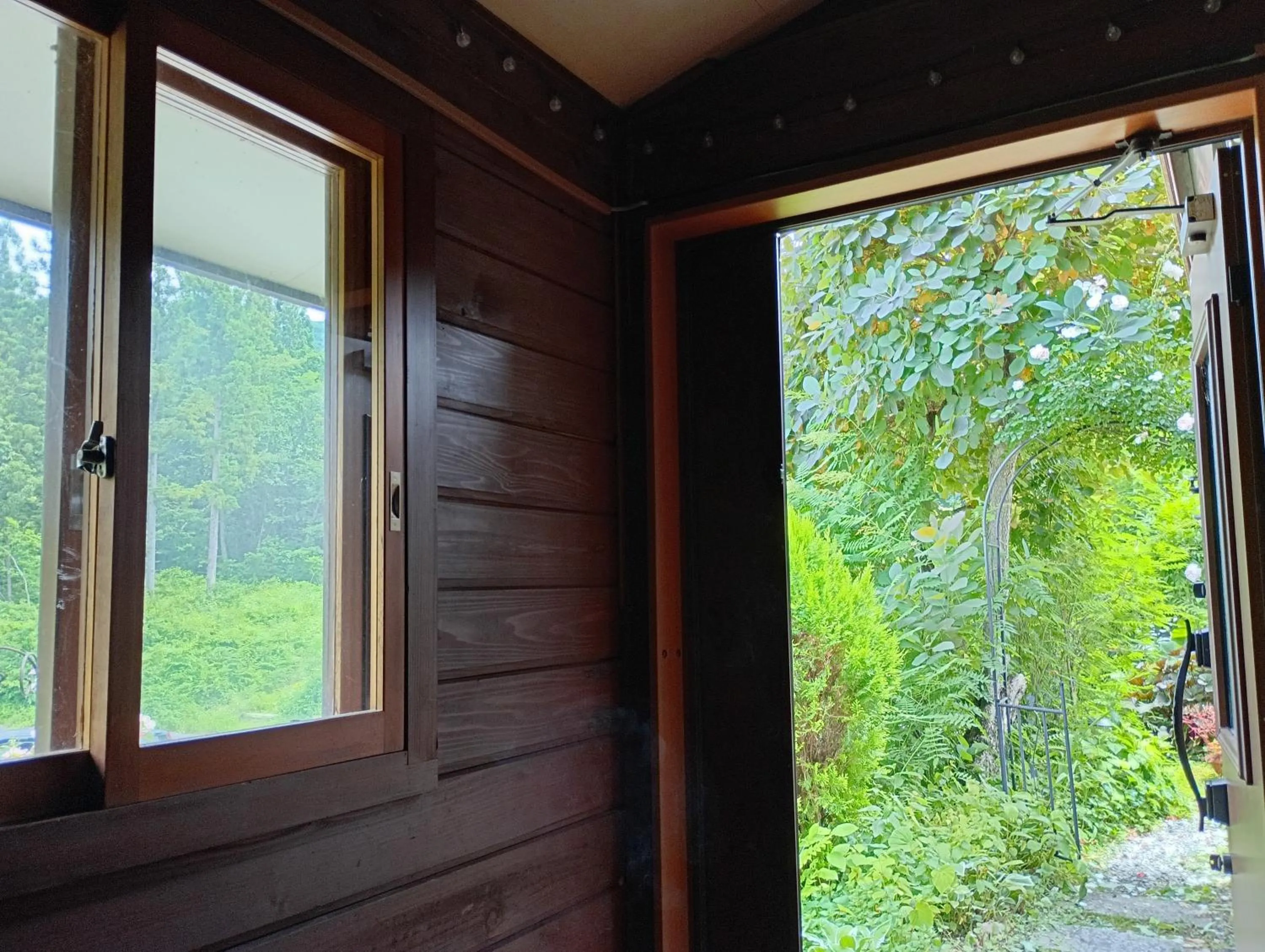 Garden in Yamagata Zao Pension Apron Stage