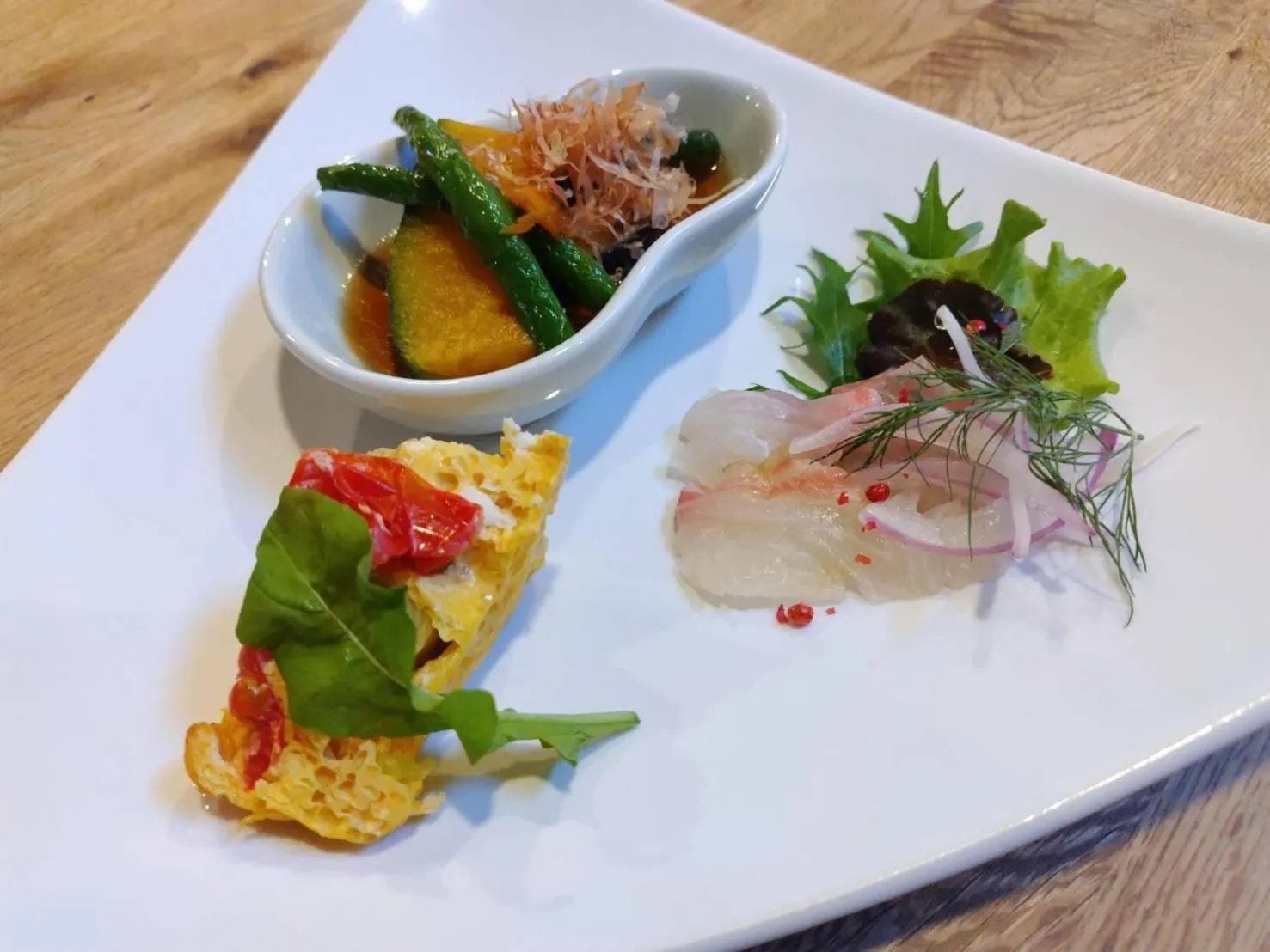 Dinner in Yamagata Zao Pension Apron Stage