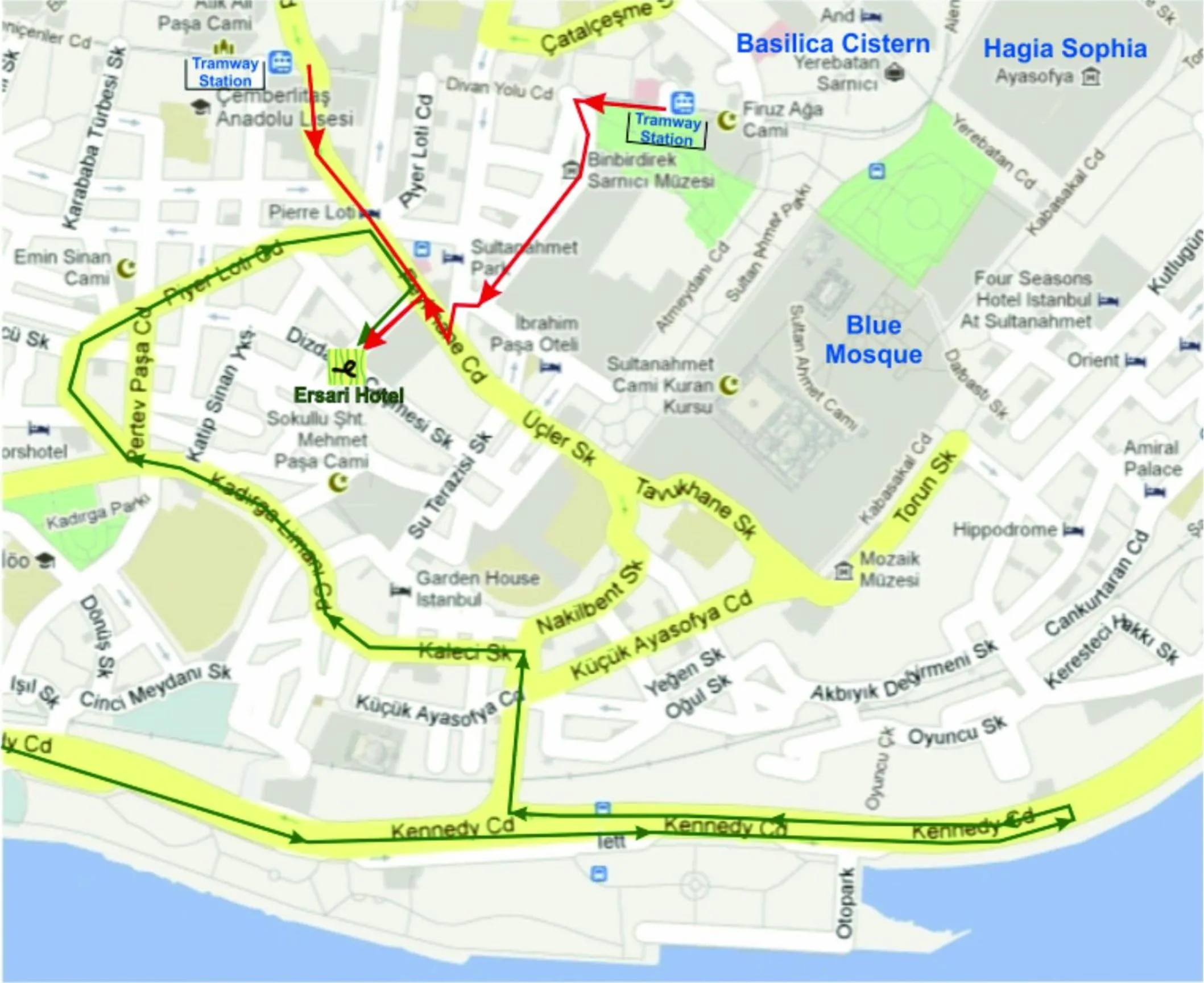 Property building in Ersari Hotel