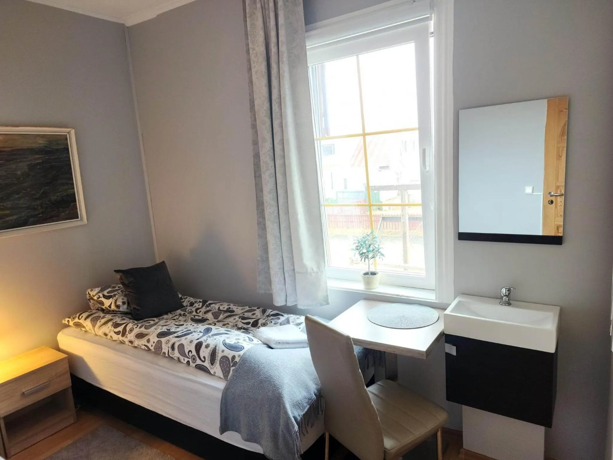 View (from property/room), Bed in Guesthouse Kiljan