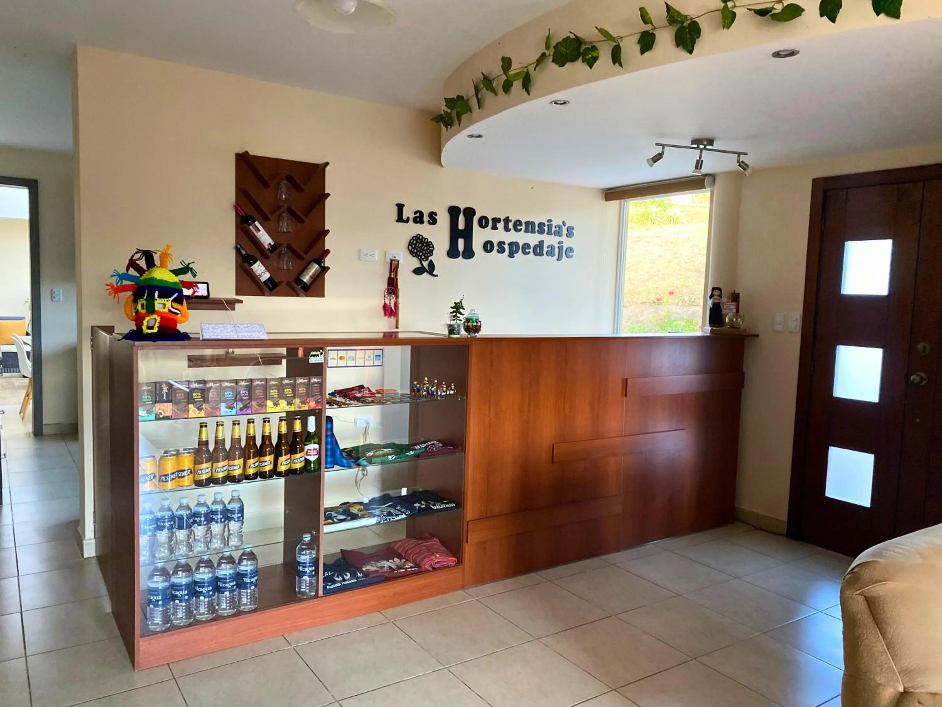 Lounge or bar in Las Hortensia's Casa De Huespedes