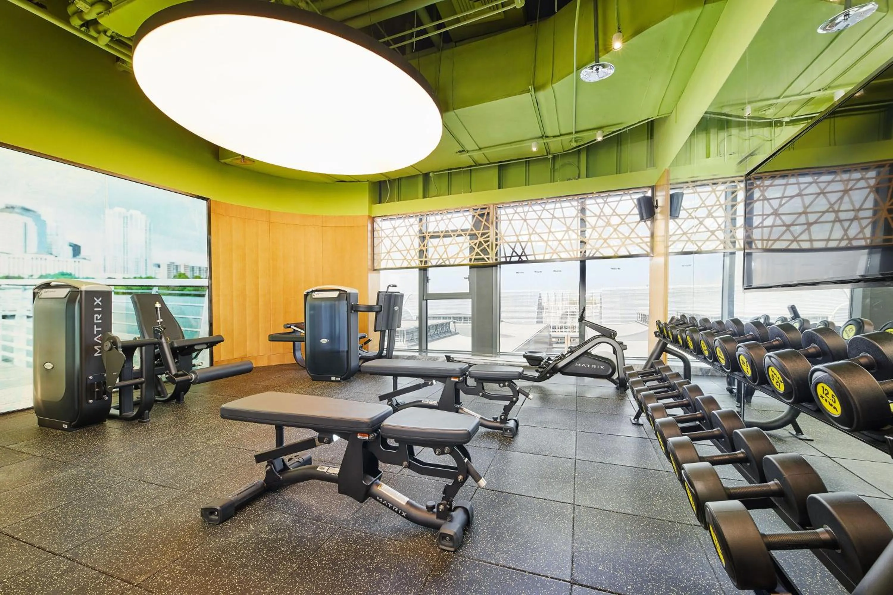 Fitness centre/facilities in The Westin Qingdao West Coast