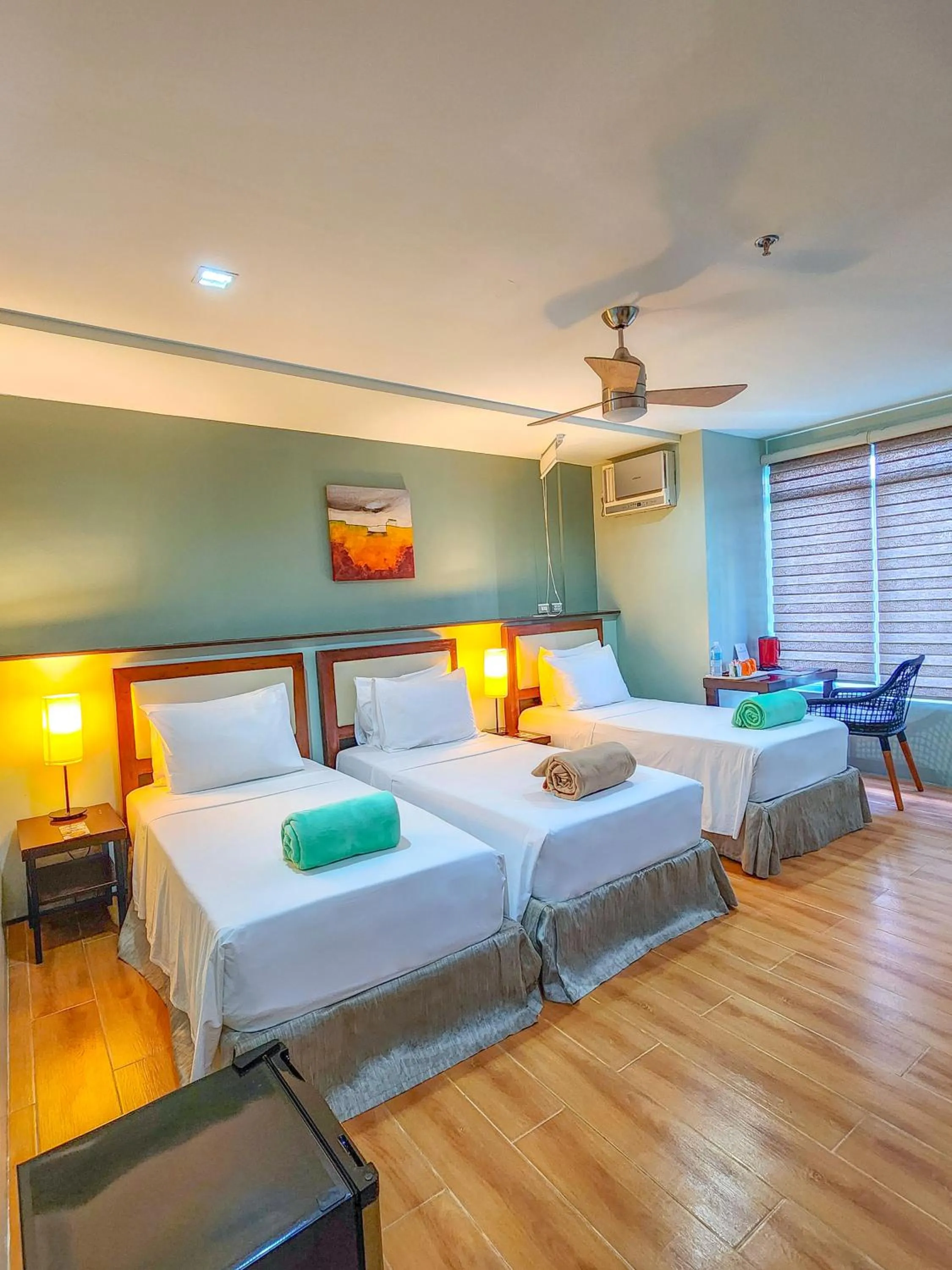 Bed in Sea Cocoon Hotel