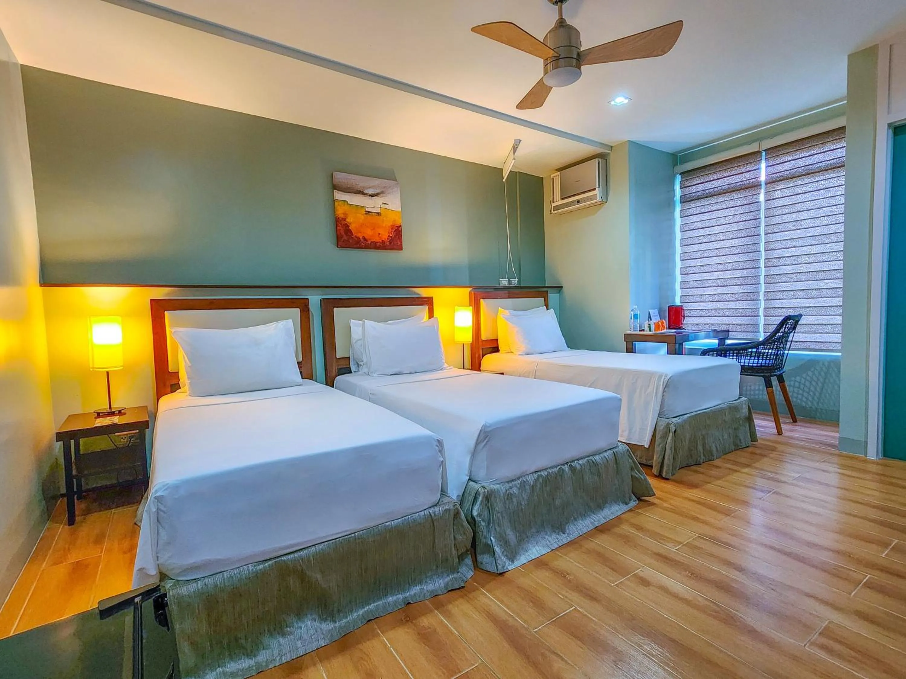 Bed in Sea Cocoon Hotel