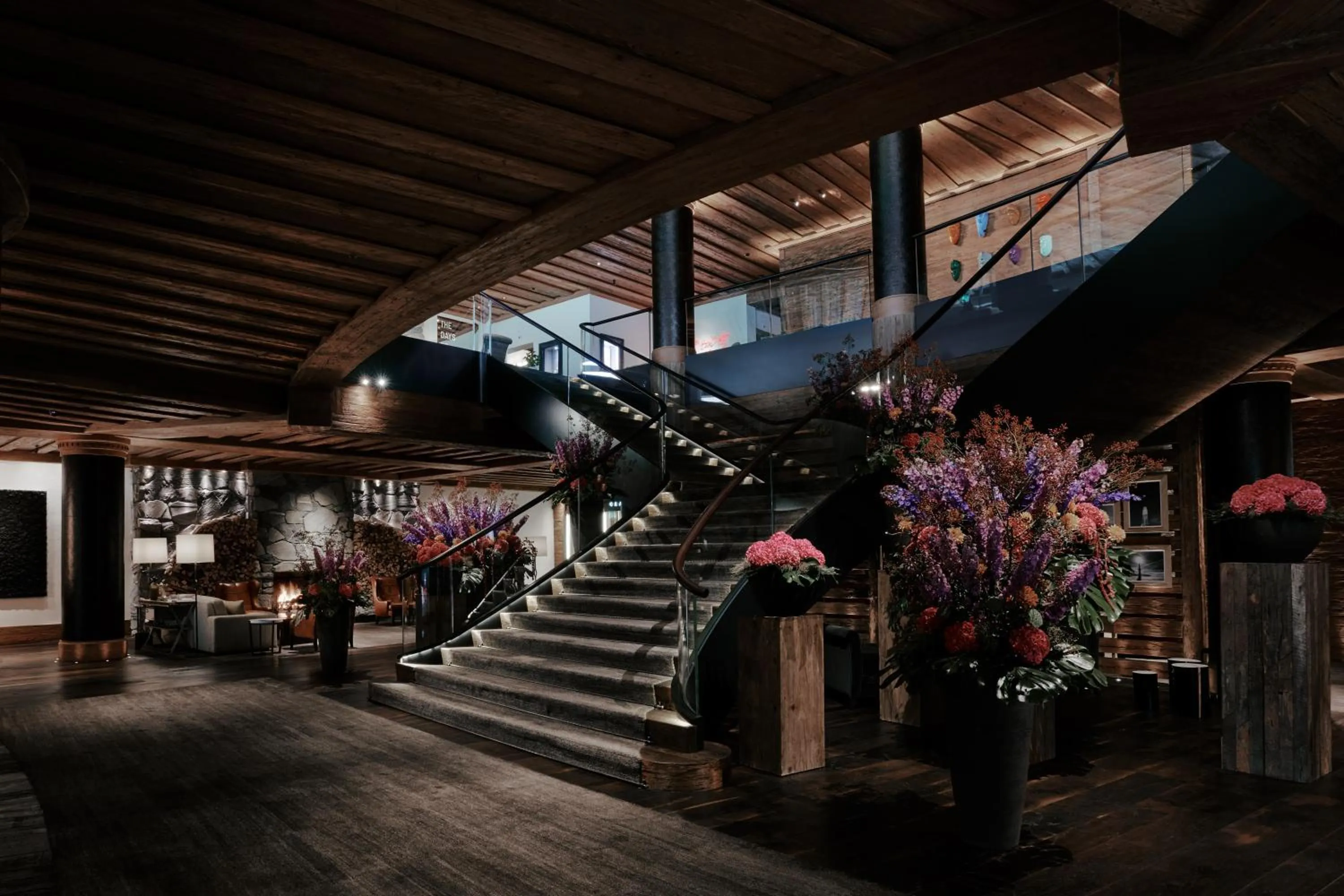 Lobby or reception in The Alpina Gstaad
