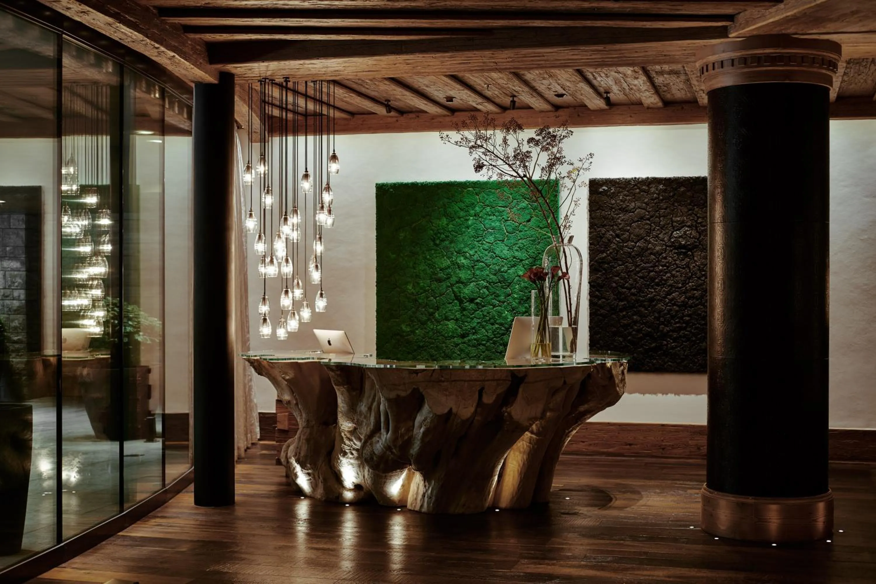 Lobby or reception in The Alpina Gstaad