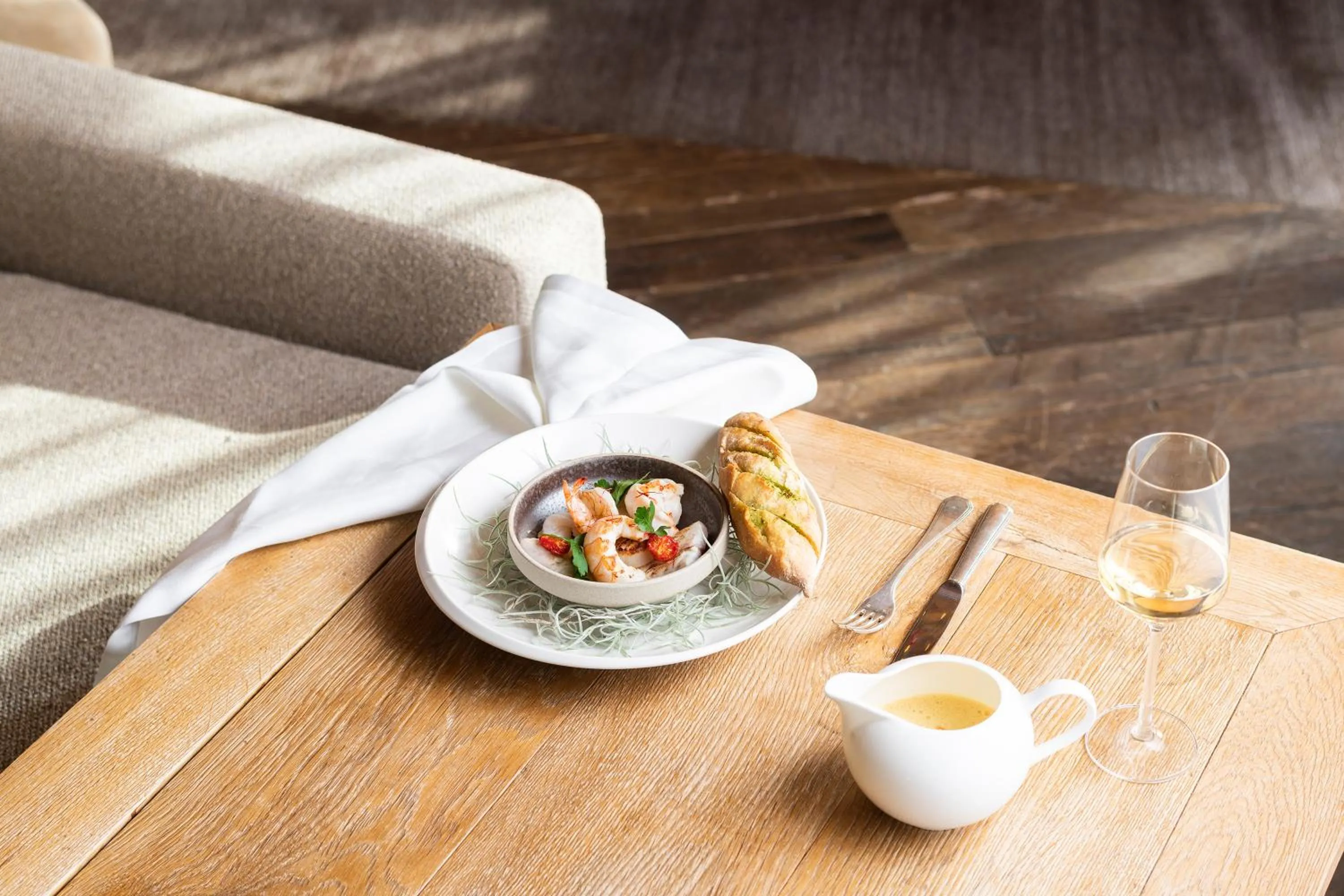 Food and drinks in The Alpina Gstaad