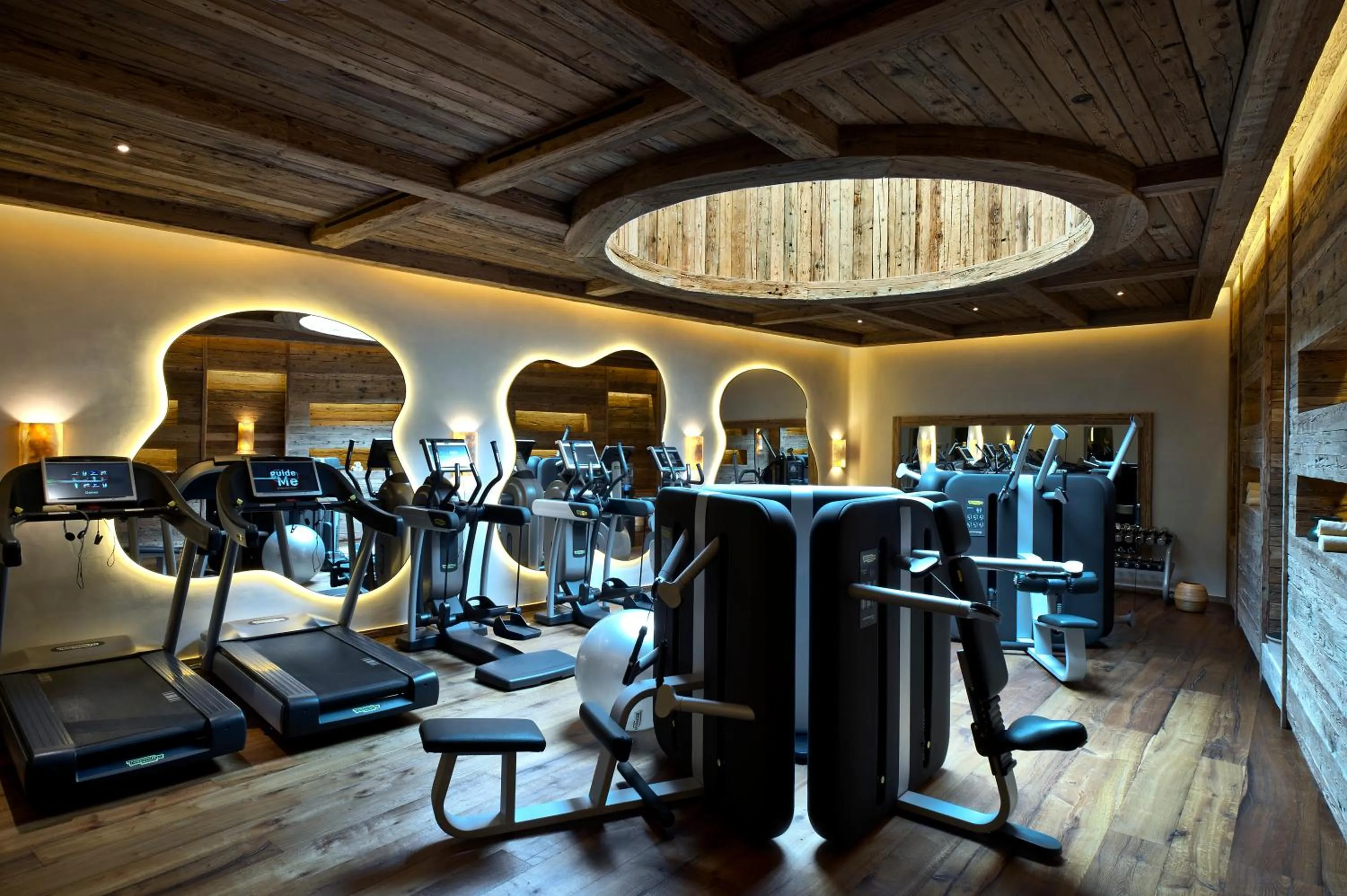 Fitness centre/facilities in The Alpina Gstaad