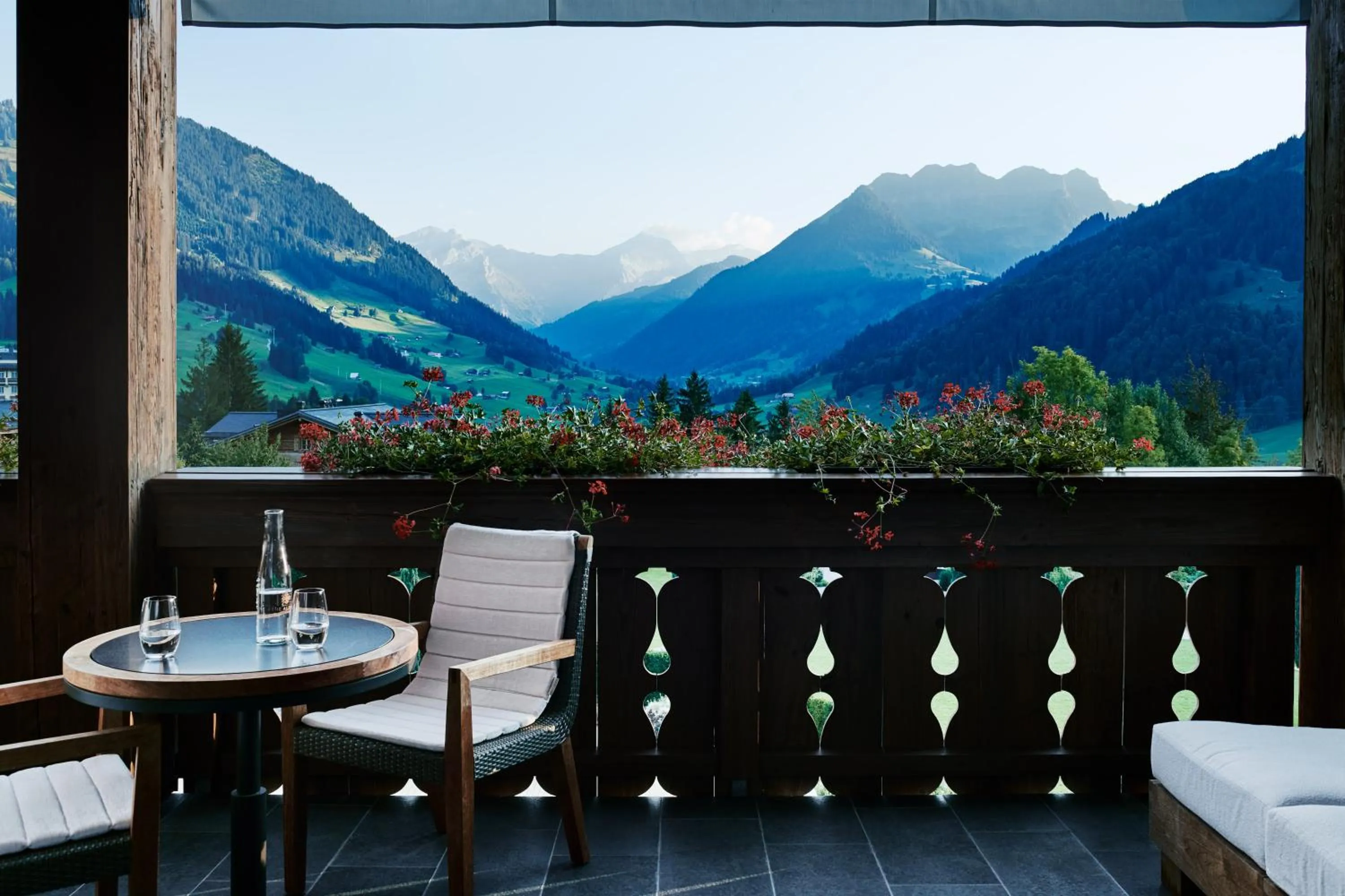 Balcony/Terrace in The Alpina Gstaad