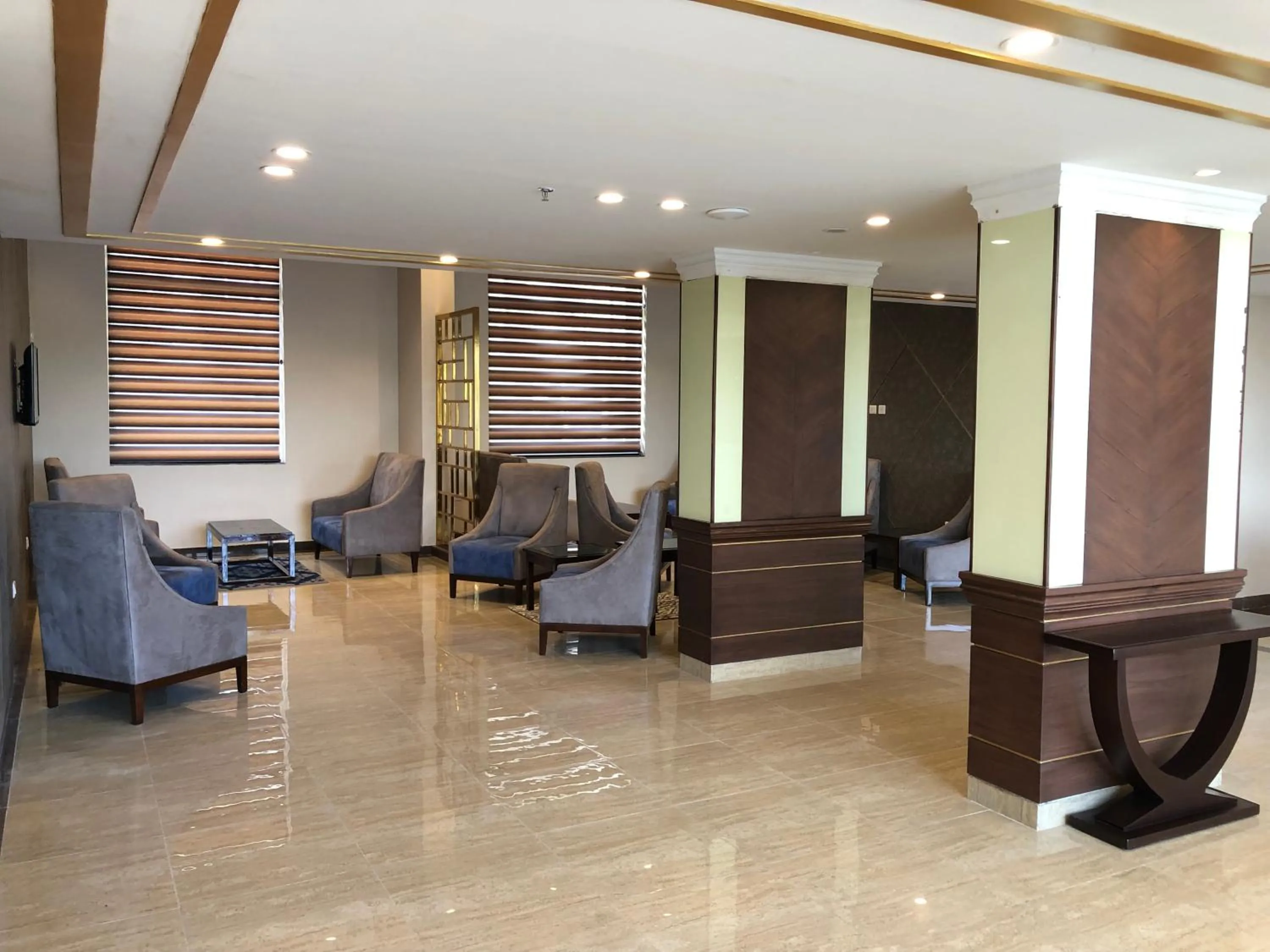 Seating area in Starlit Suites Tirupati