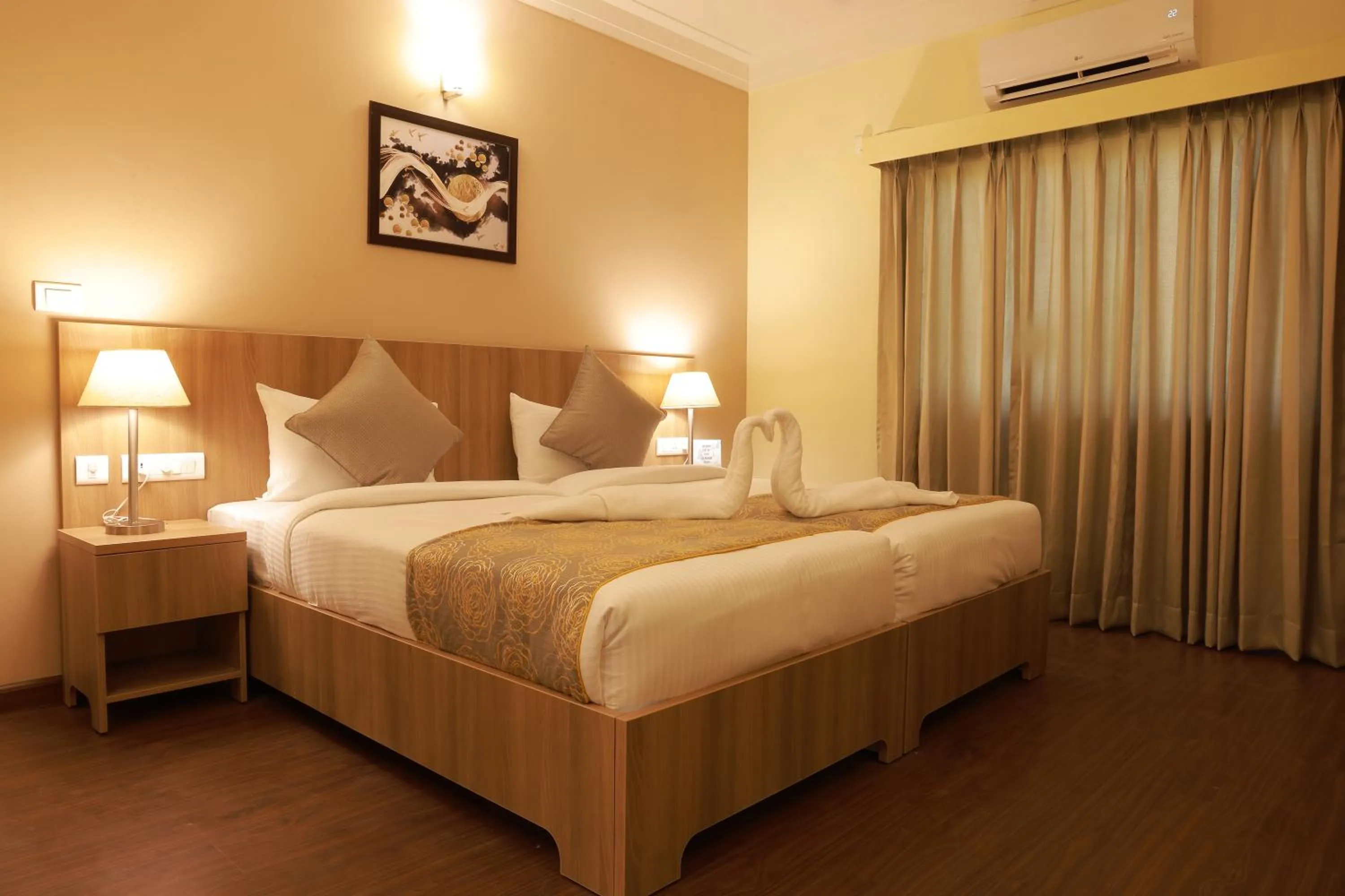 Bedroom, Bed in Starlit Suites Tirupati