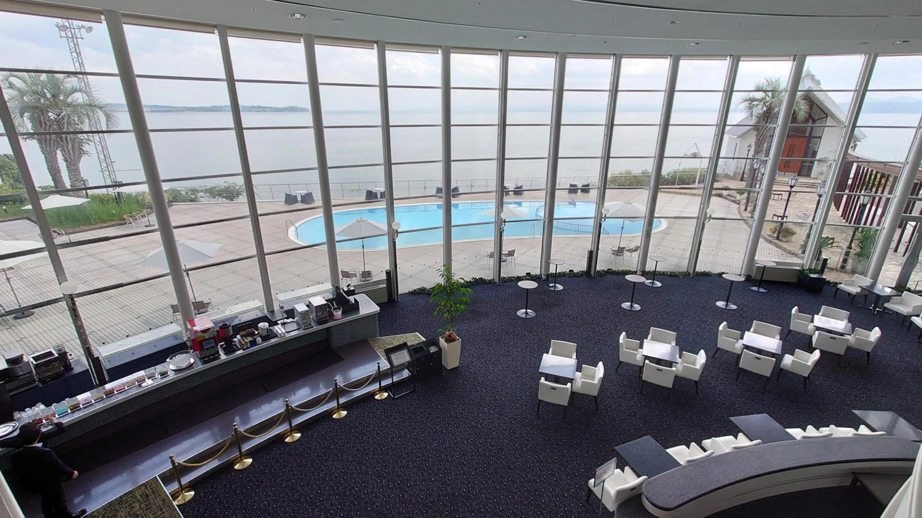 Lounge or bar, Pool View in Beppuwan Royal Hotel