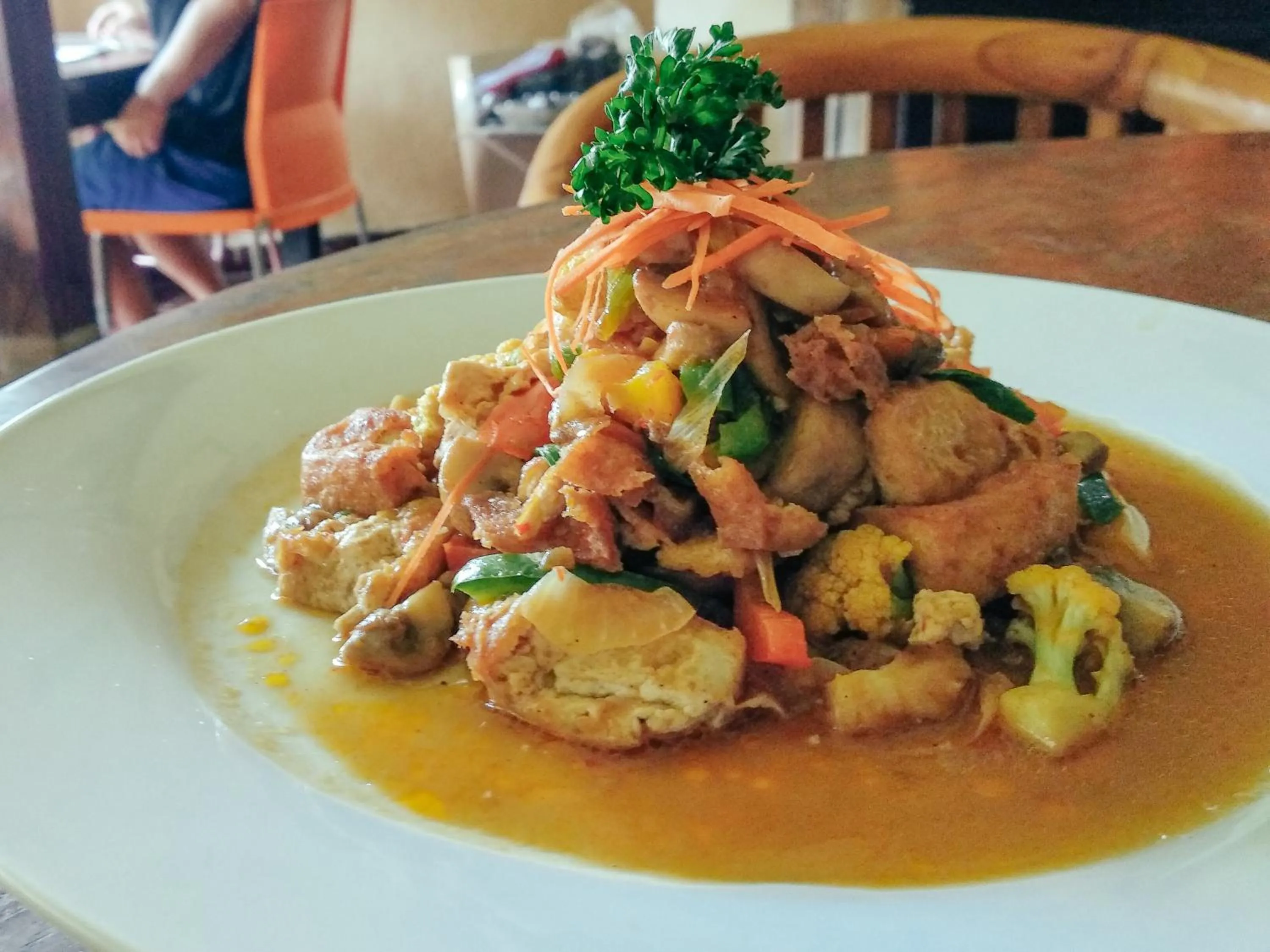 Food and drinks in Downtown Monkey Forest Hostel