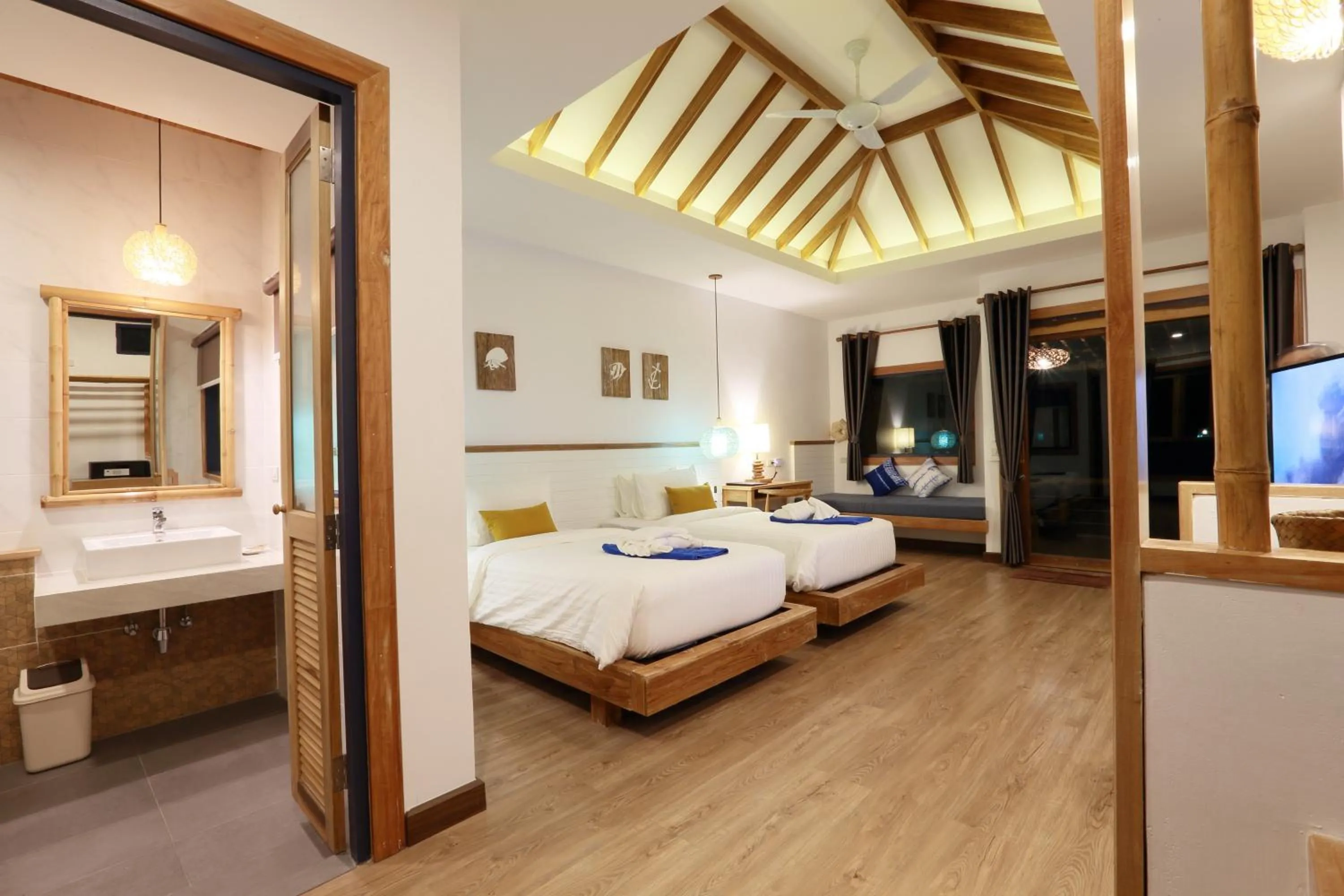 Bed in Lanta Casa Blanca