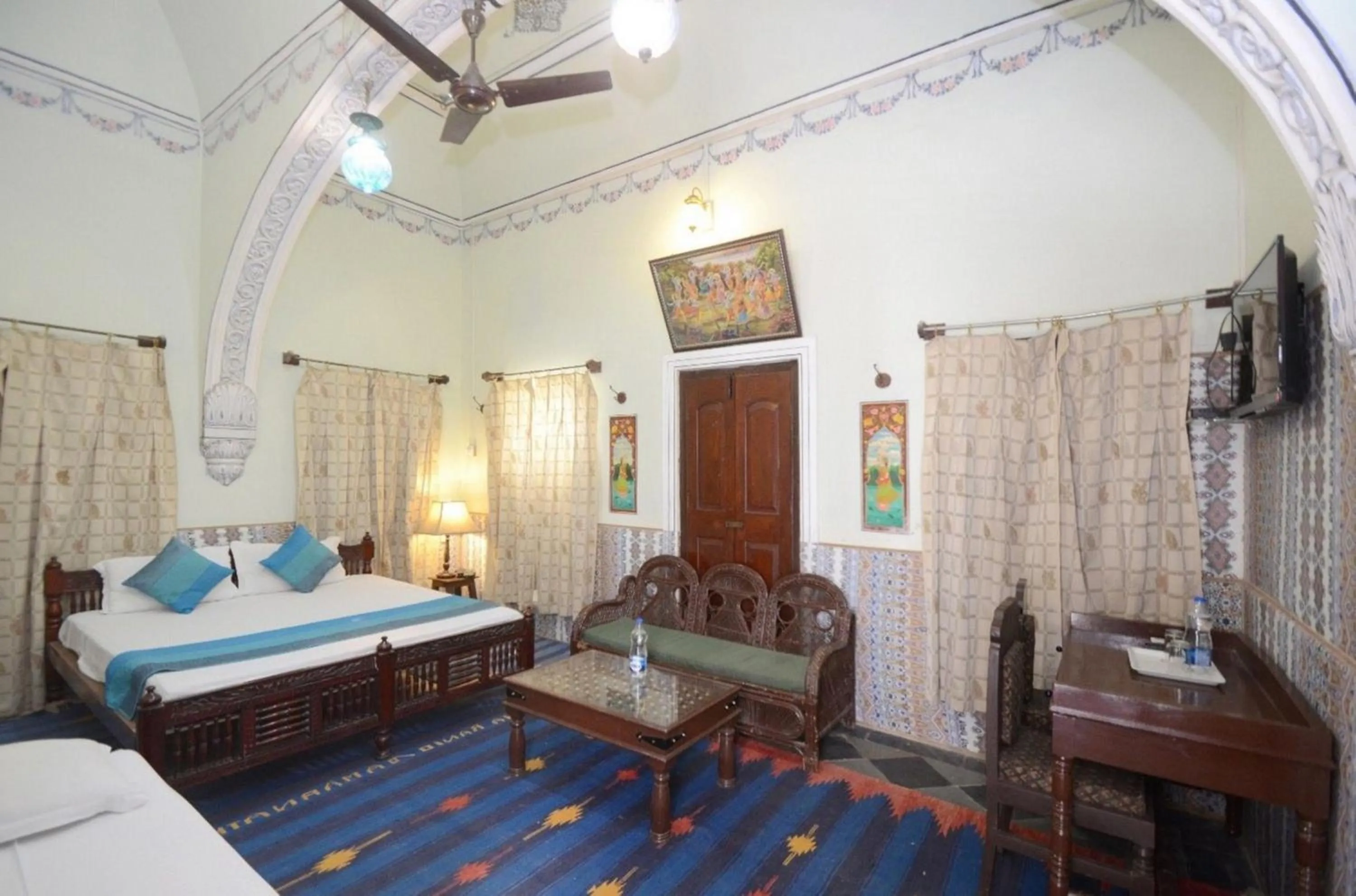 Living room in Hotel Heritage Mandawa