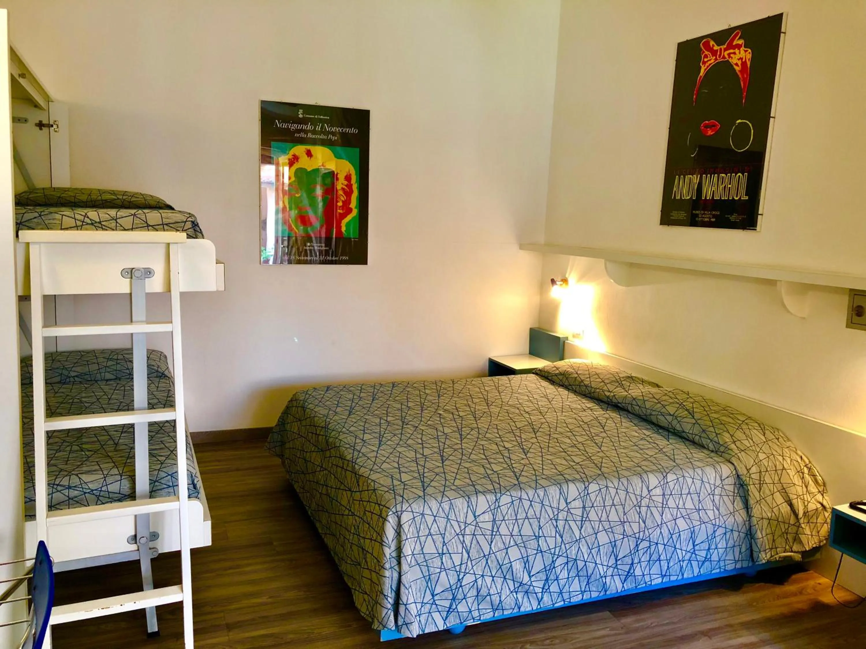 Bed in Hotel Sabrina