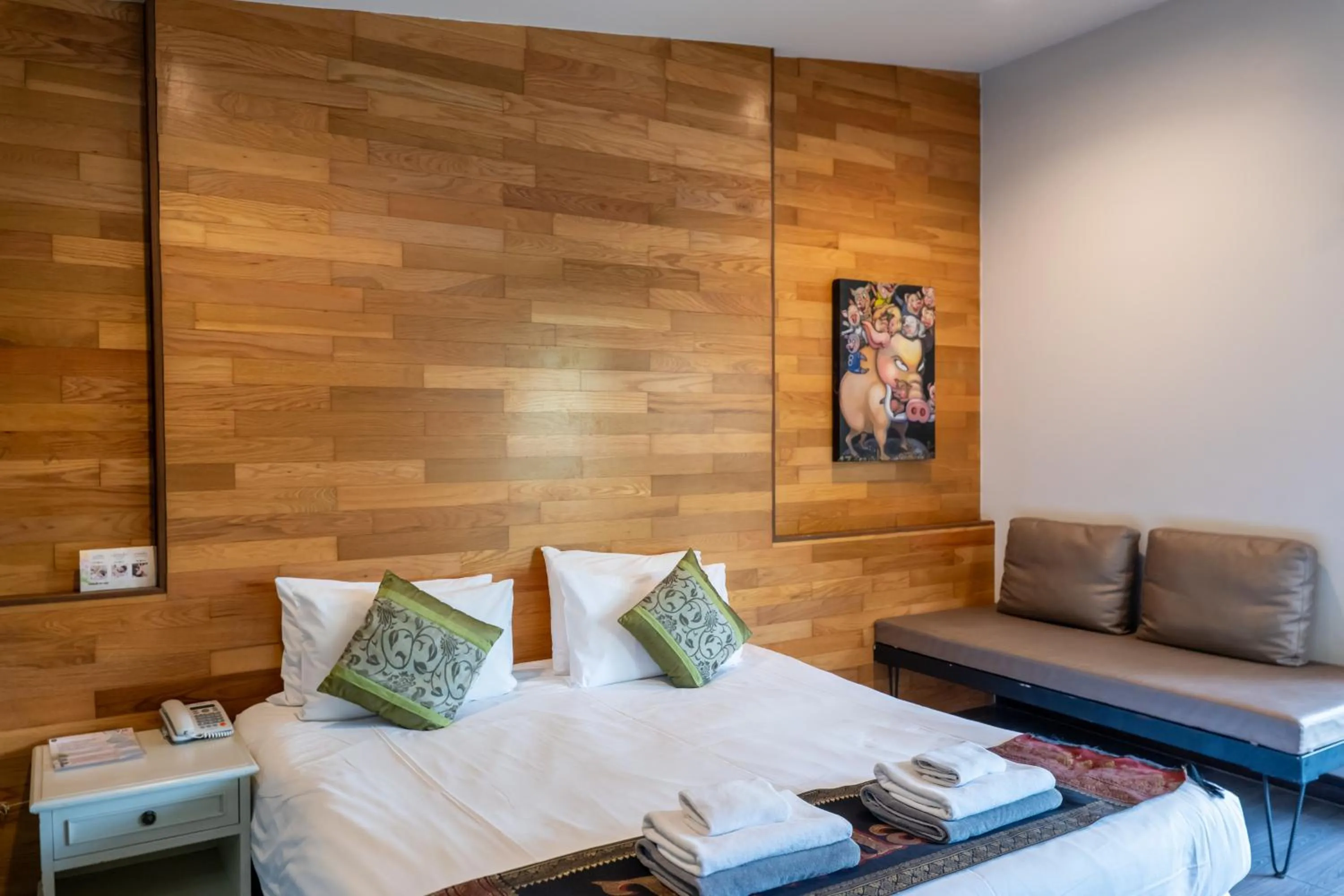 Bed in IP Plus Pool Villa Pattaya