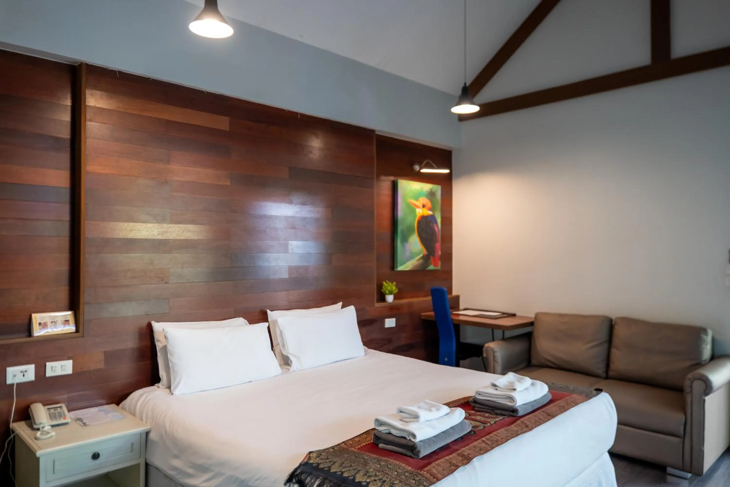 Bed in IP Plus Pool Villa Pattaya