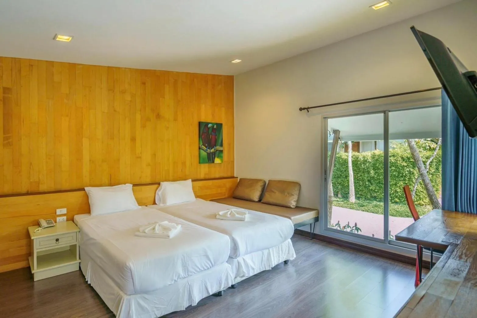 Bed in IP Plus Pool Villa Pattaya