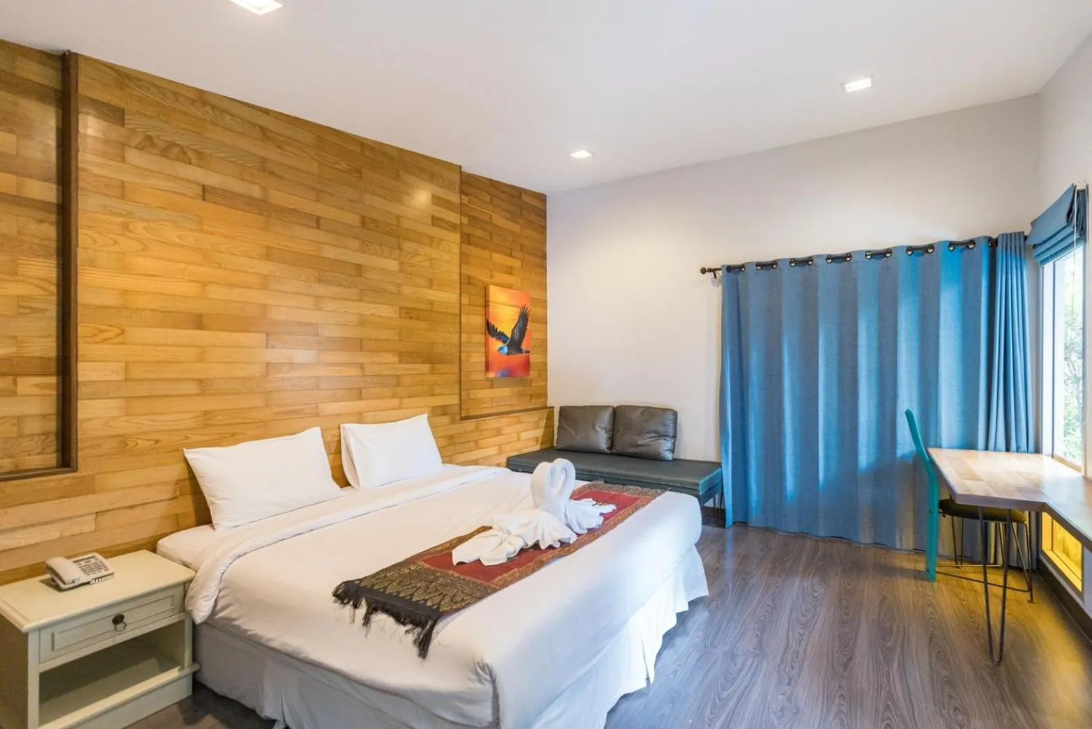 Bed in IP Plus Pool Villa Pattaya