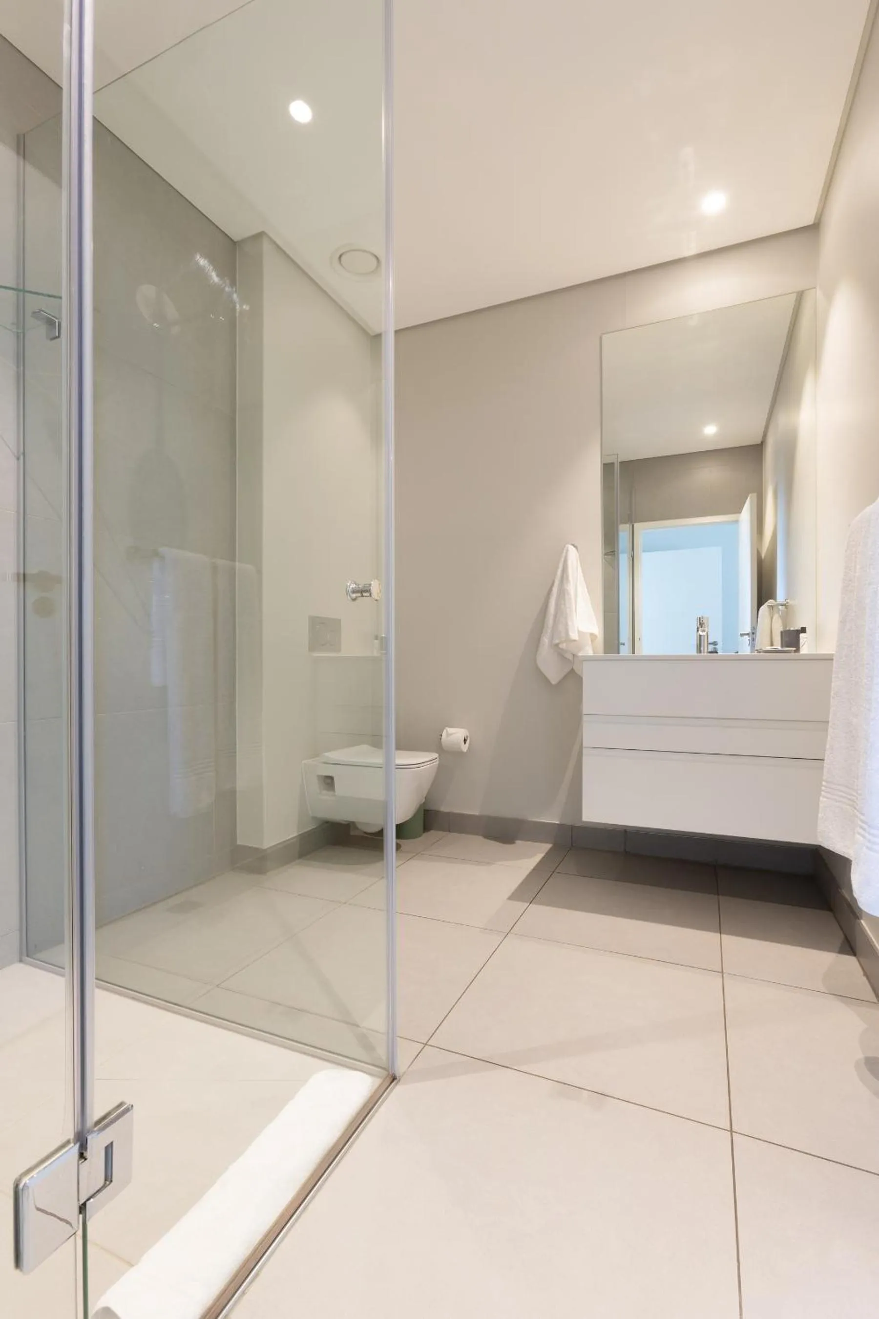 Bathroom in Axis Luxury Apartments by Century City Hotels