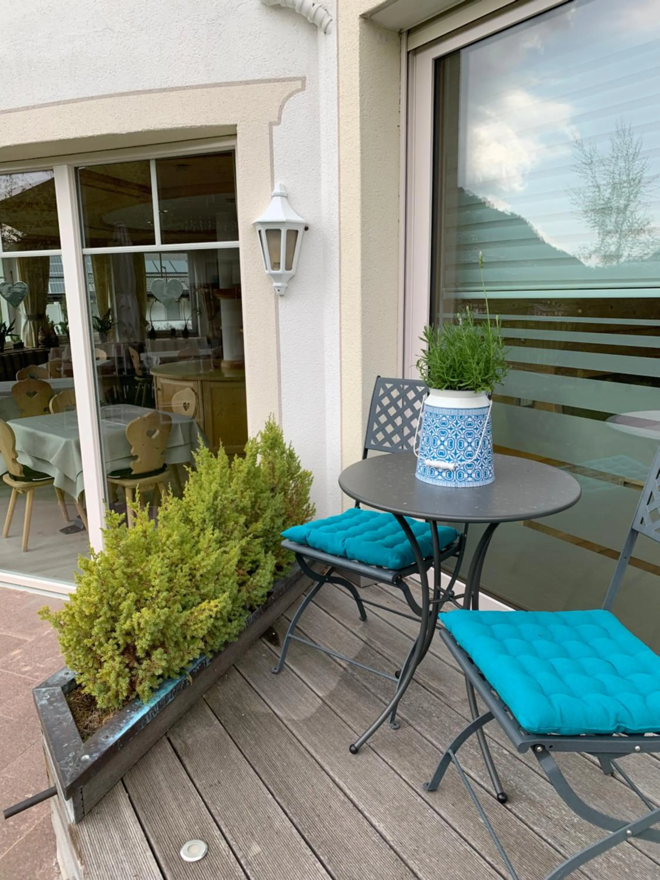 Patio in Garnì Villa Erna