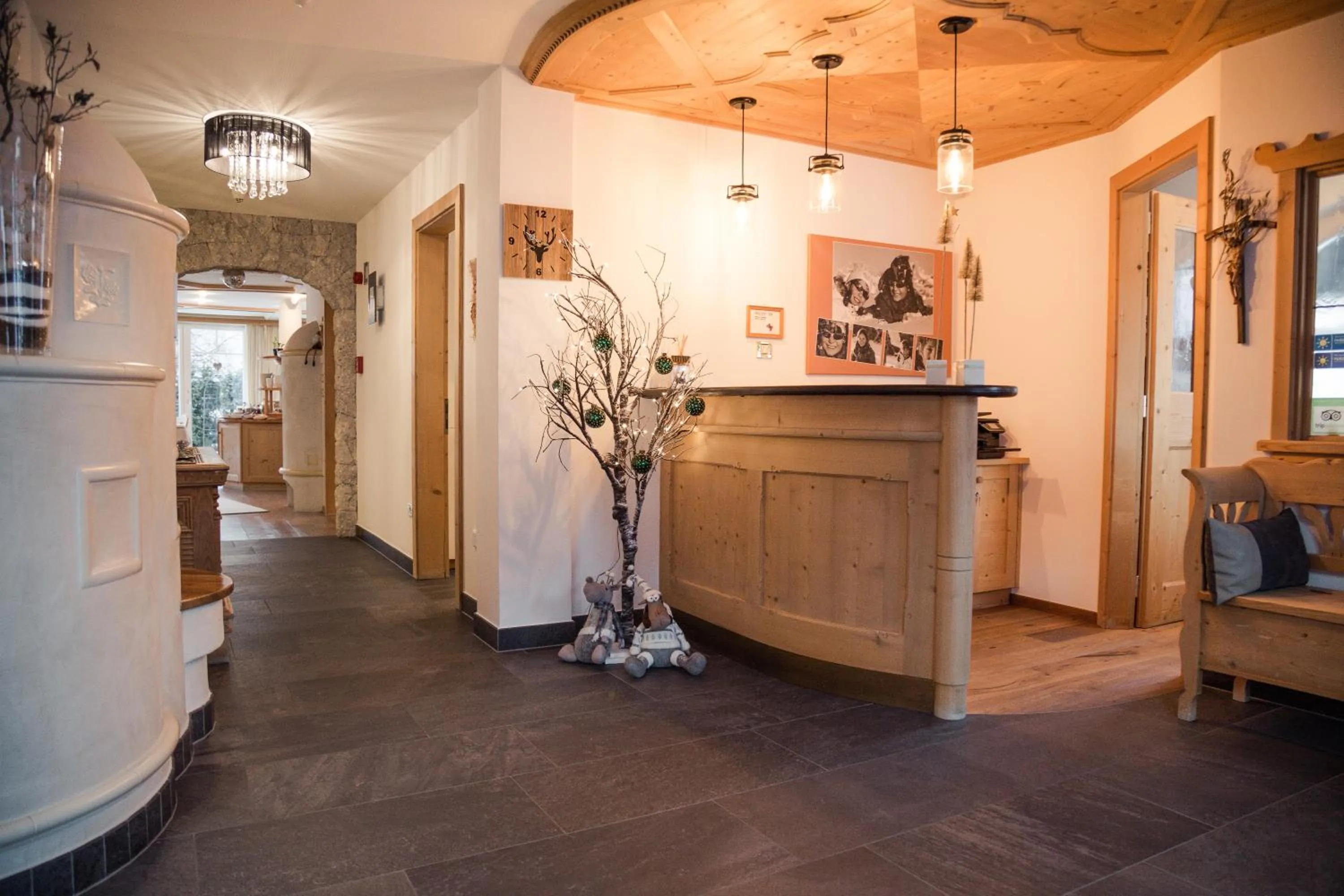 Lobby or reception in Garnì Villa Erna