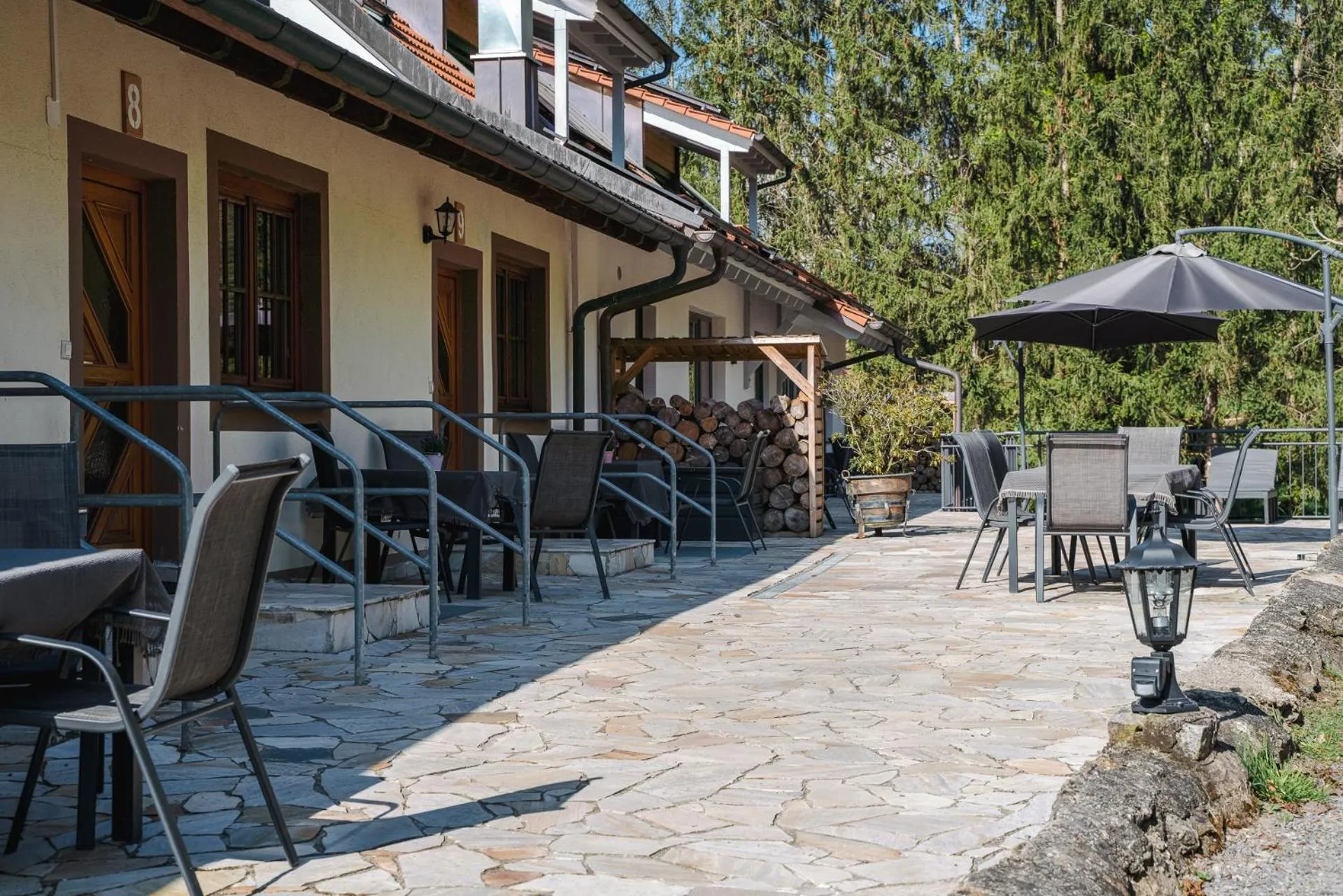 Balcony/Terrace in Gästehaus Kaltenbach