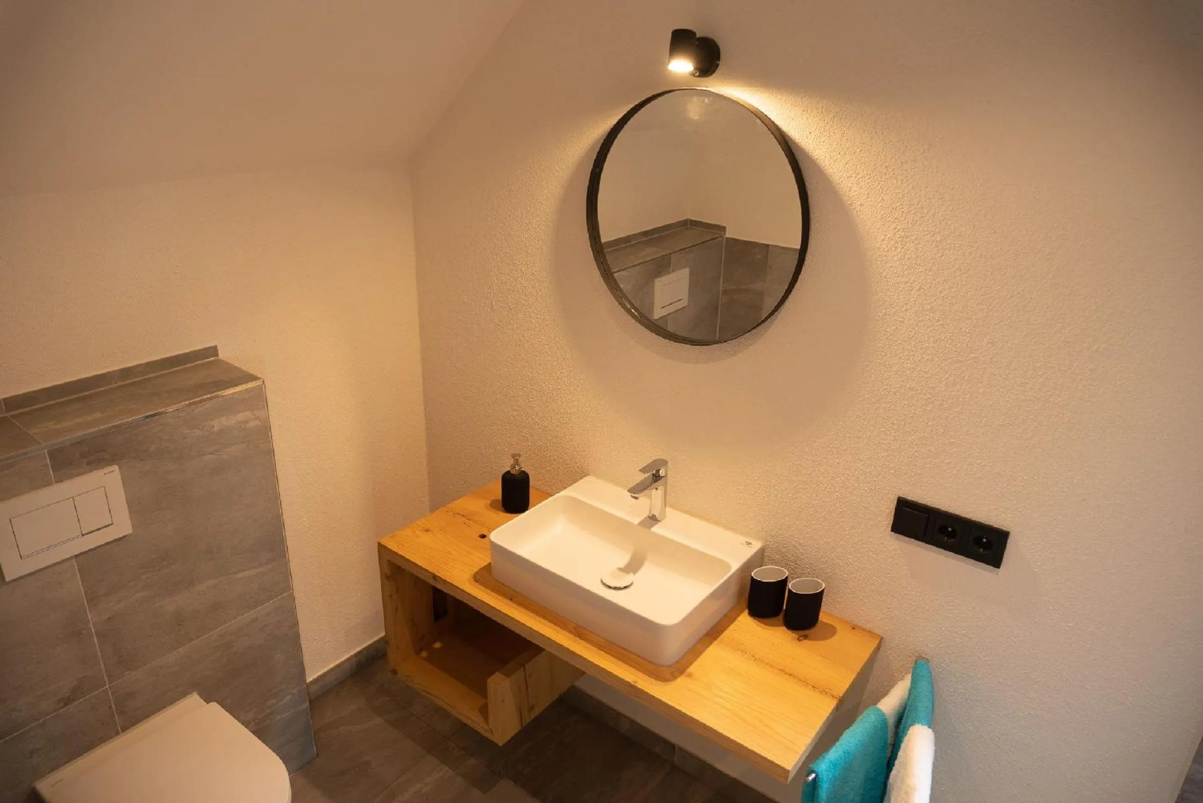 Bathroom in Gästehaus Kaltenbach