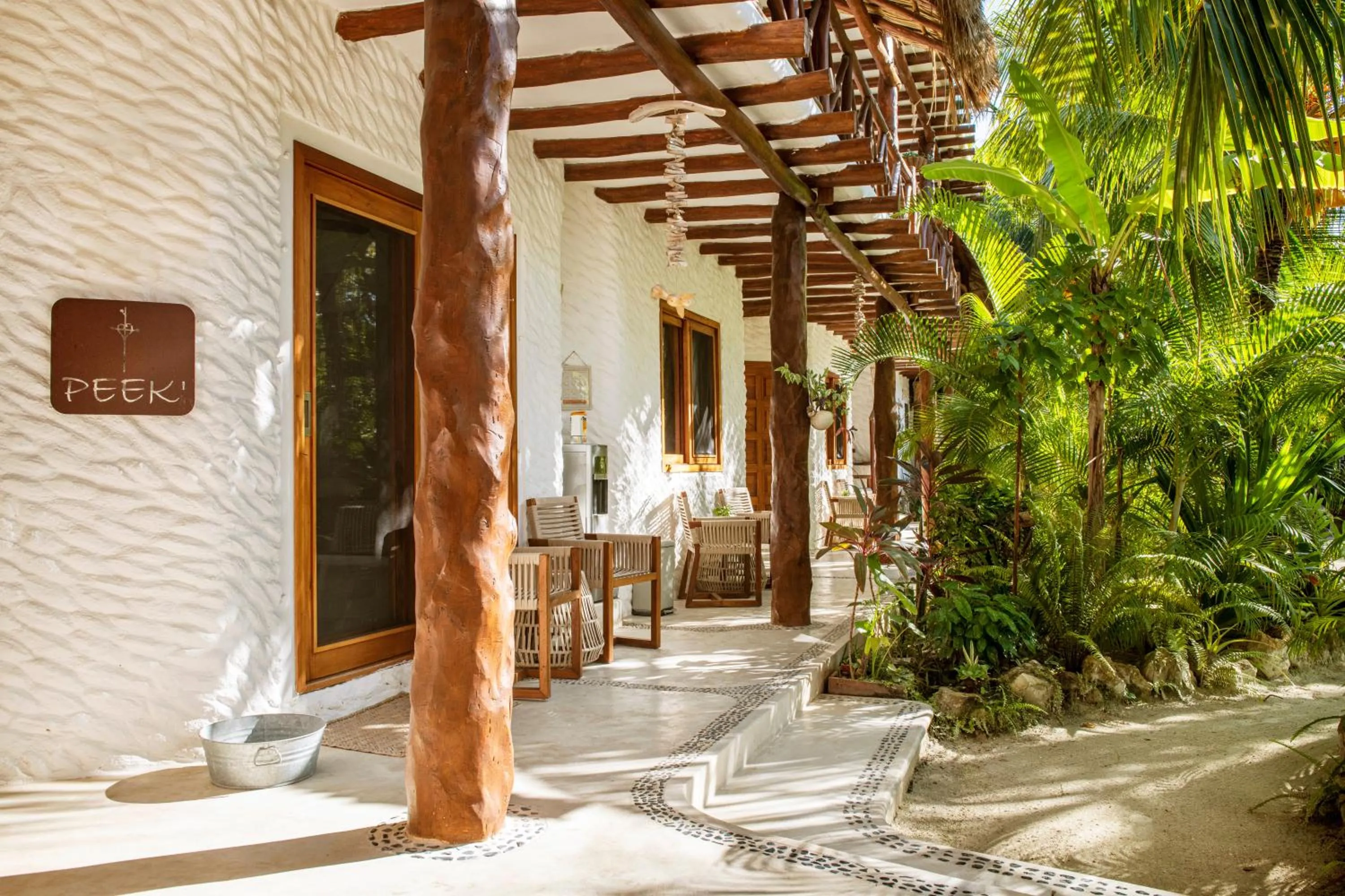 Garden view in El Corazón Boutique Hotel - Adults Only with Beach Club pass included