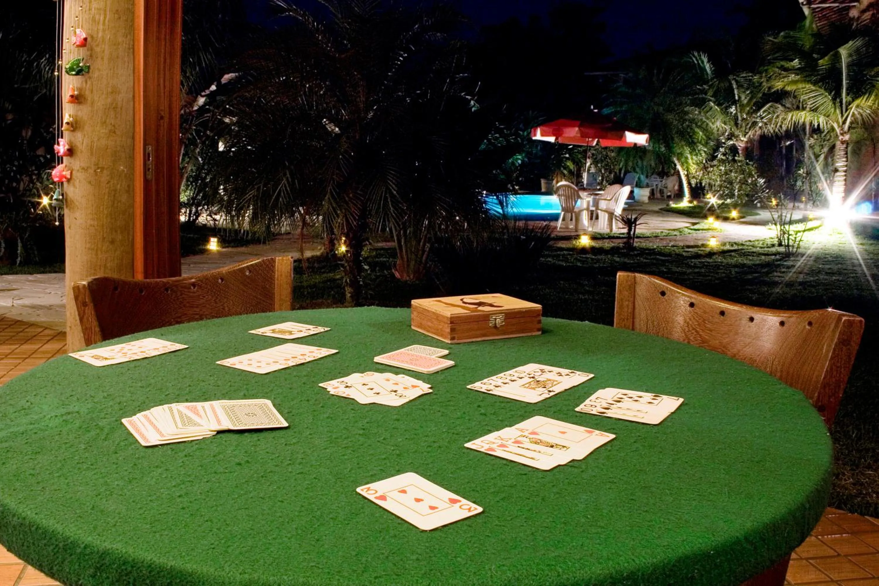 Seating area in Pousada Bico Verde