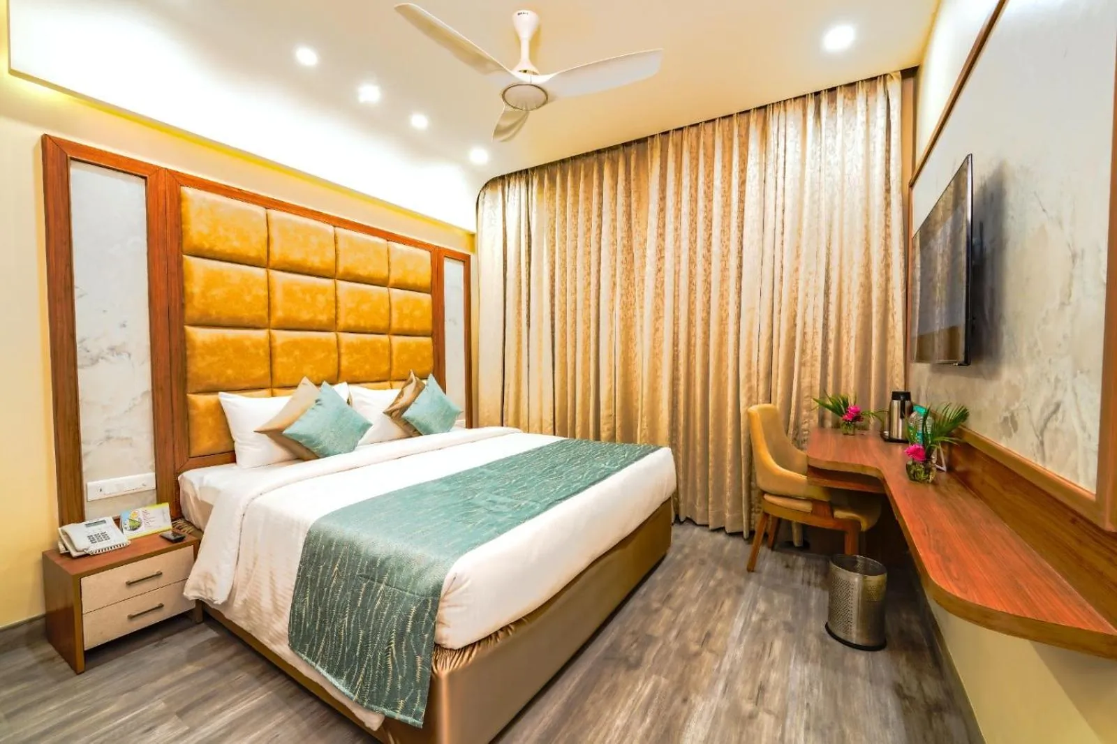 Bedroom, Bed in Ramoji Film City- Tara Comfort Hotel