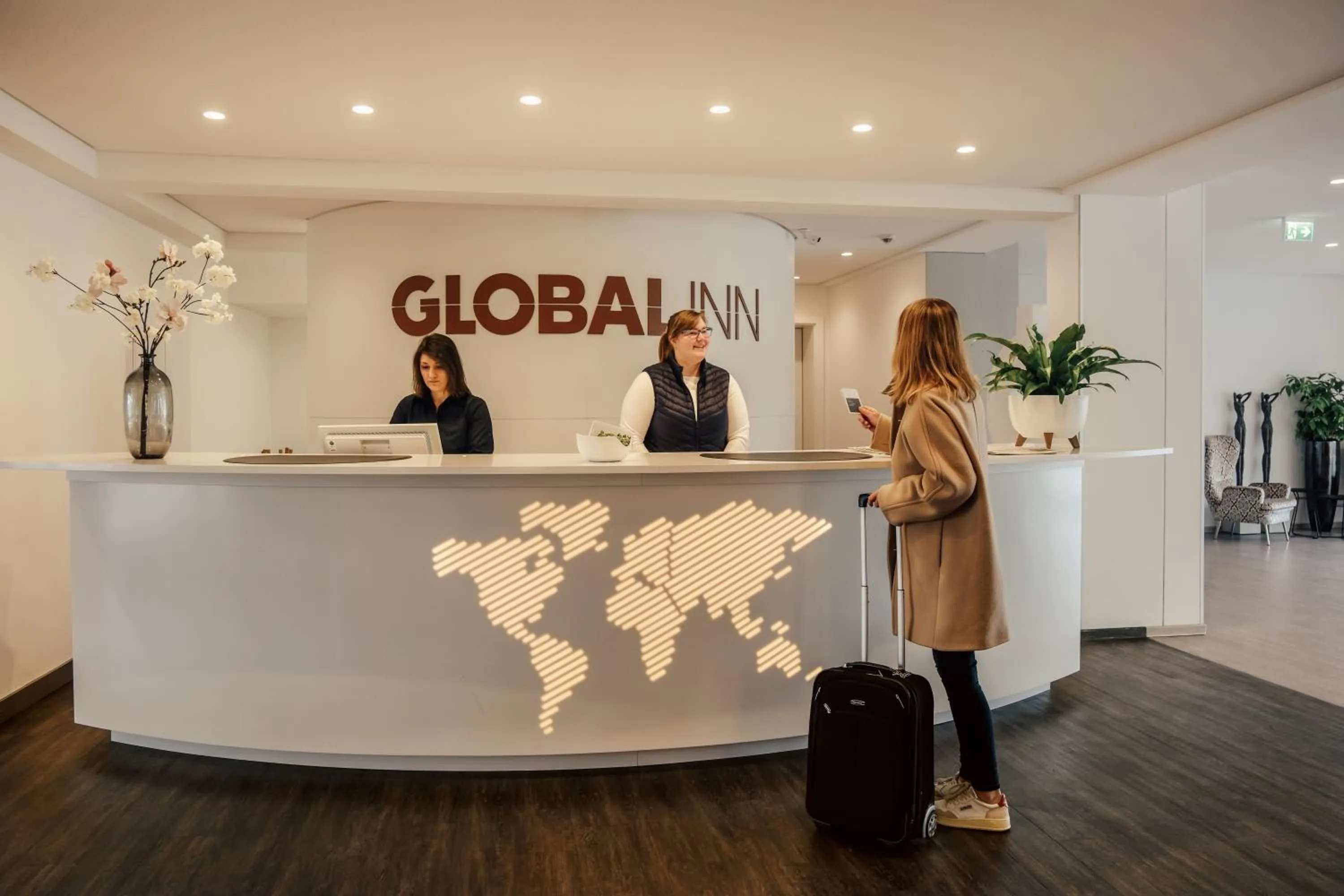 Lobby or reception in Hotel Global Inn